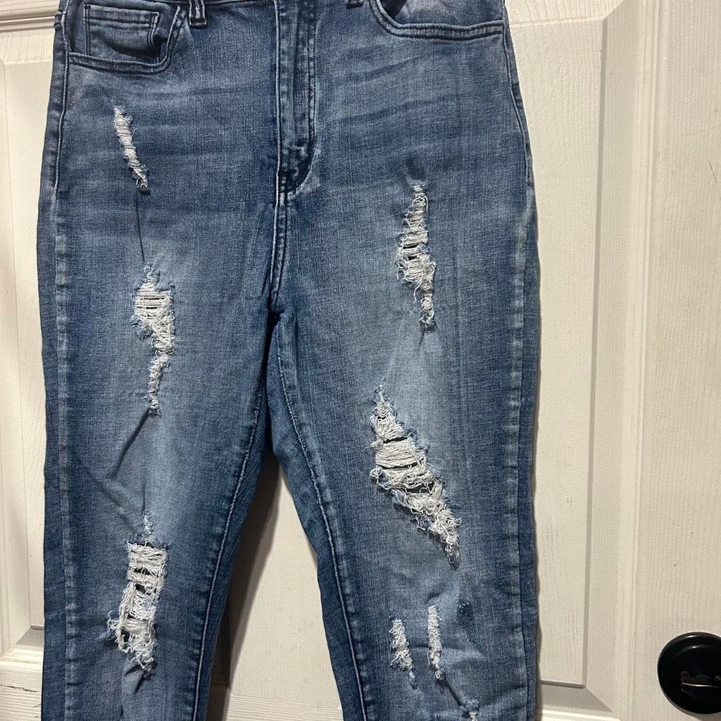Kancan USA Kancan distressed skinny jeans #Distressed#chic #SkinnyJeans Size 28" / US 6 / IT 42 - 2 Thumbnail