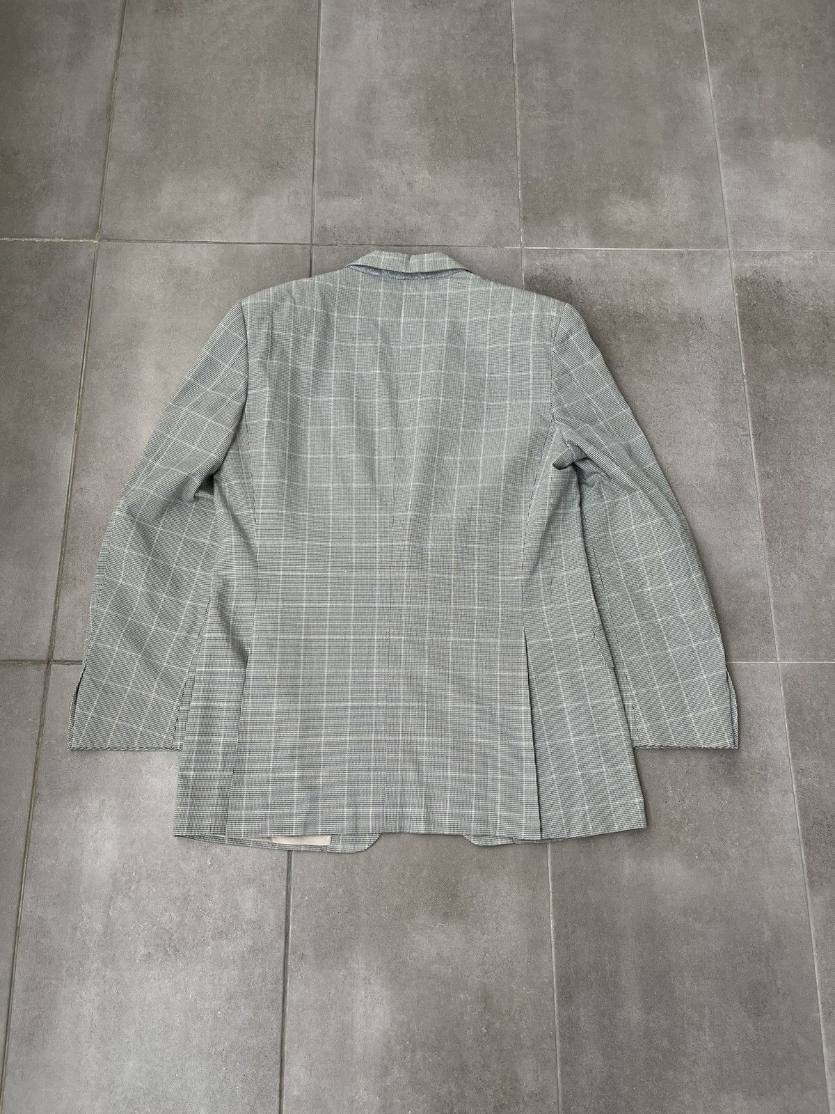 Lanvin Archive Lanvin White Stripped Grey Blazer Size 38R - 10 Thumbnail