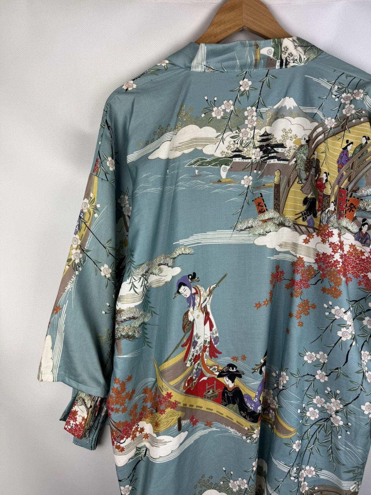 Other Japanese Overprinted Kimono Haori One Size Unisex Size US L / EU 52-54 / 3 - 17 Thumbnail