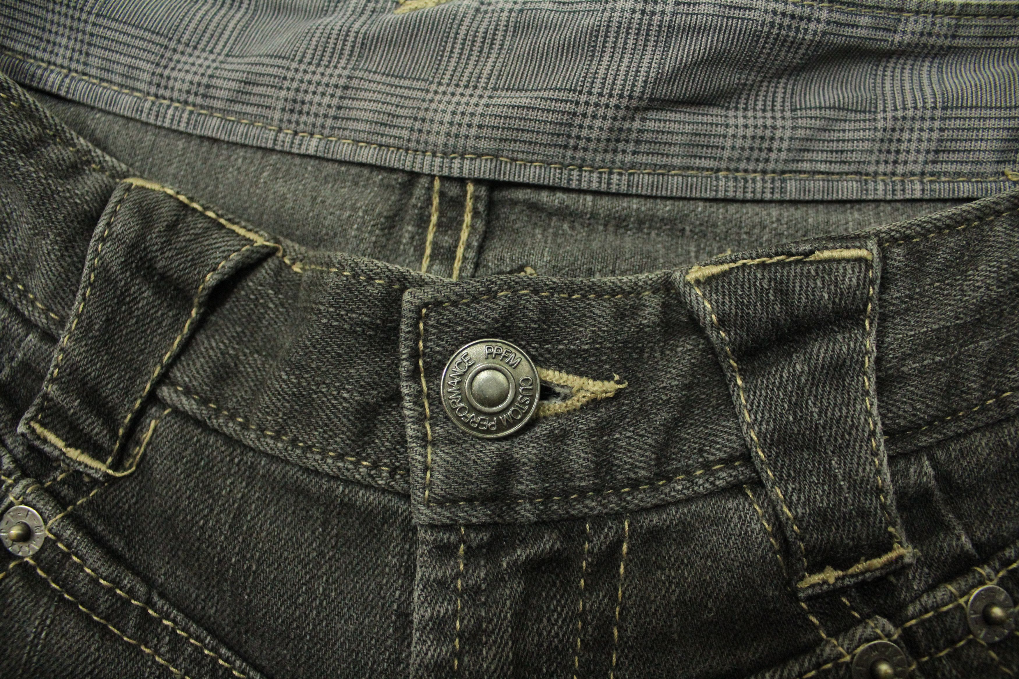 PPFM PPFM Denim Stretchy Multi Zippers Pockets Size US 30 / EU 46 - 18 Thumbnail