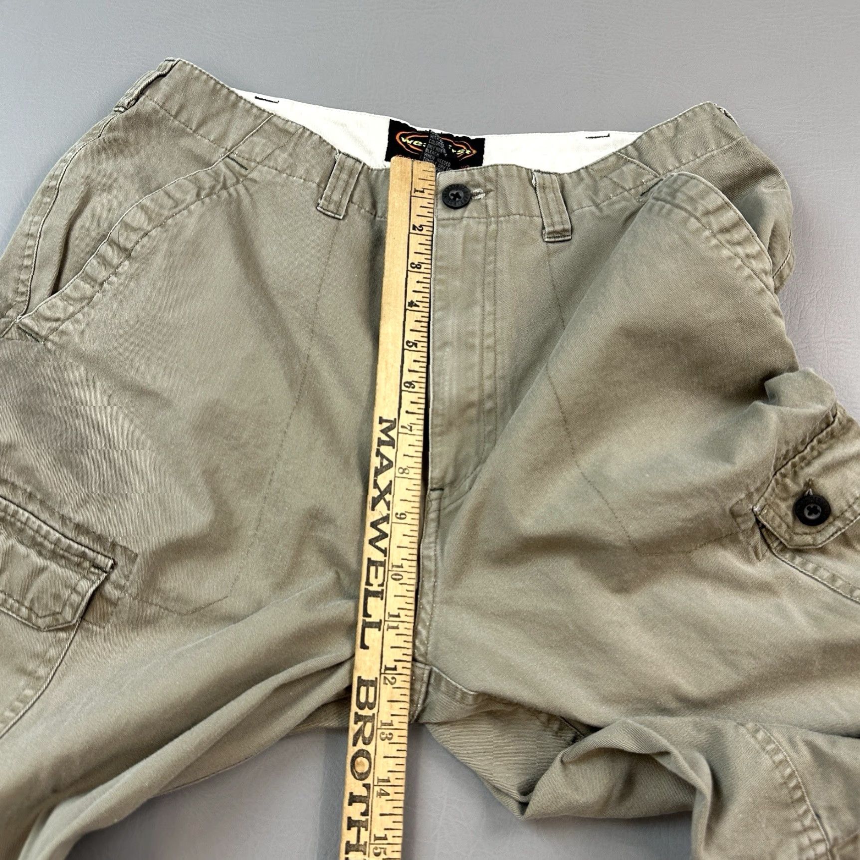 Vintage Vintage Wearfirst Pants Men 30x30 31x28 Convertible Cargo Skate Grunge Punk Y2K Pants Men Brown 90s Grunge Logo Vintage Mens Size US 30 / EU 46 - 5 Thumbnail