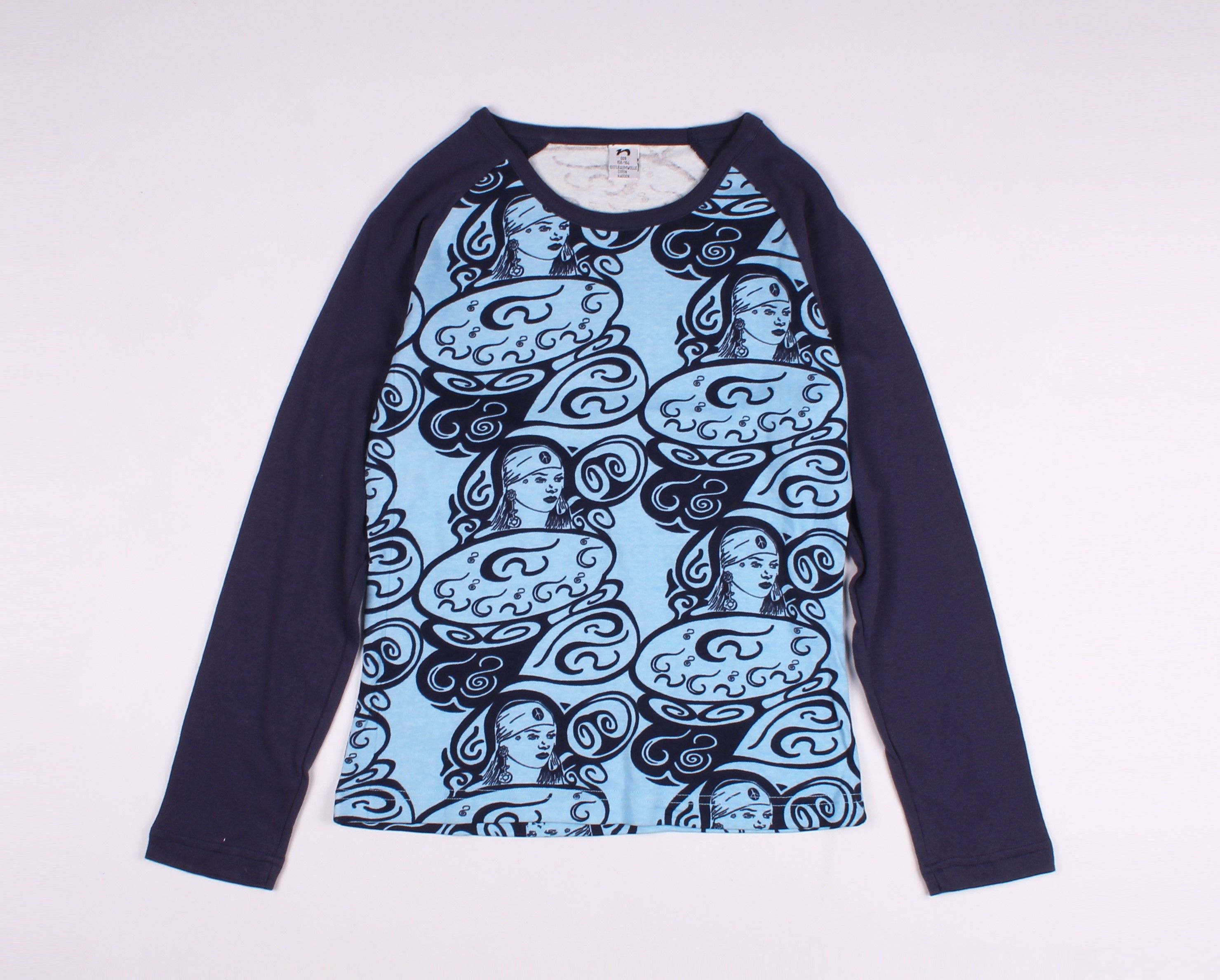 Girl Skateboards Vintage Y2K Printed Skater Long Sleeve Top Size S / US 4 / IT 40 - 1 Thumbnail
