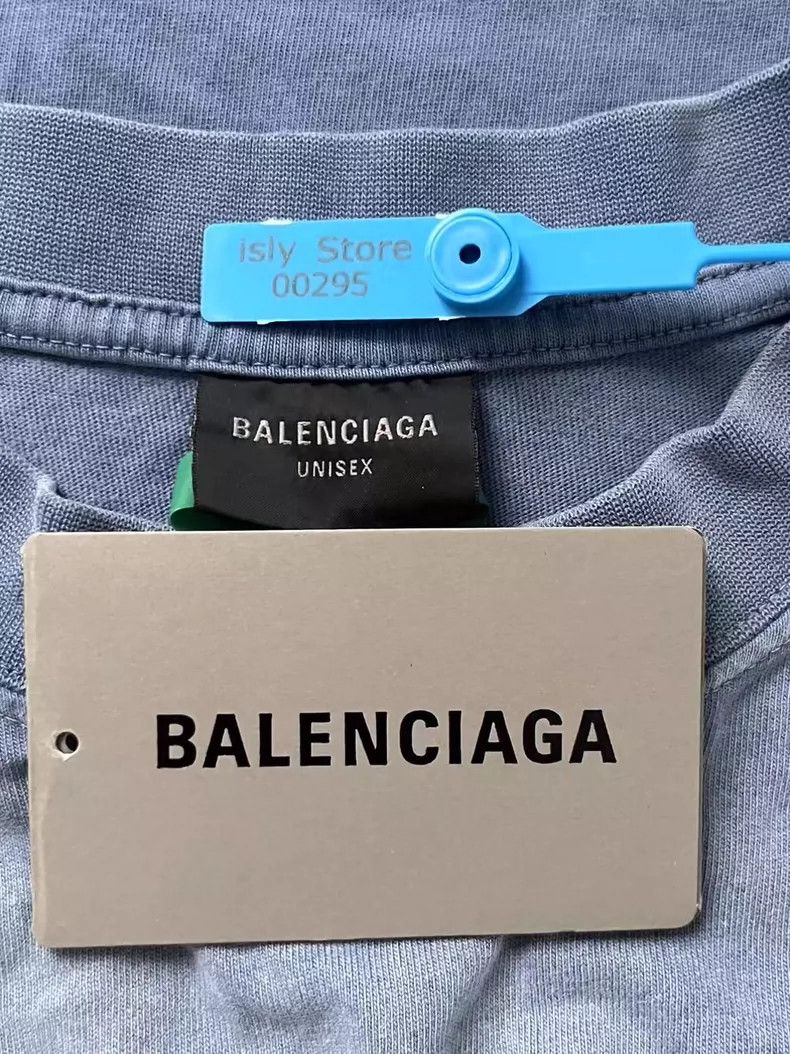 Balenciaga Balenciaga Monogrammed crewneck pullover short sleeve T-sh Size US L / EU 52-54 / 3 - 4 Thumbnail