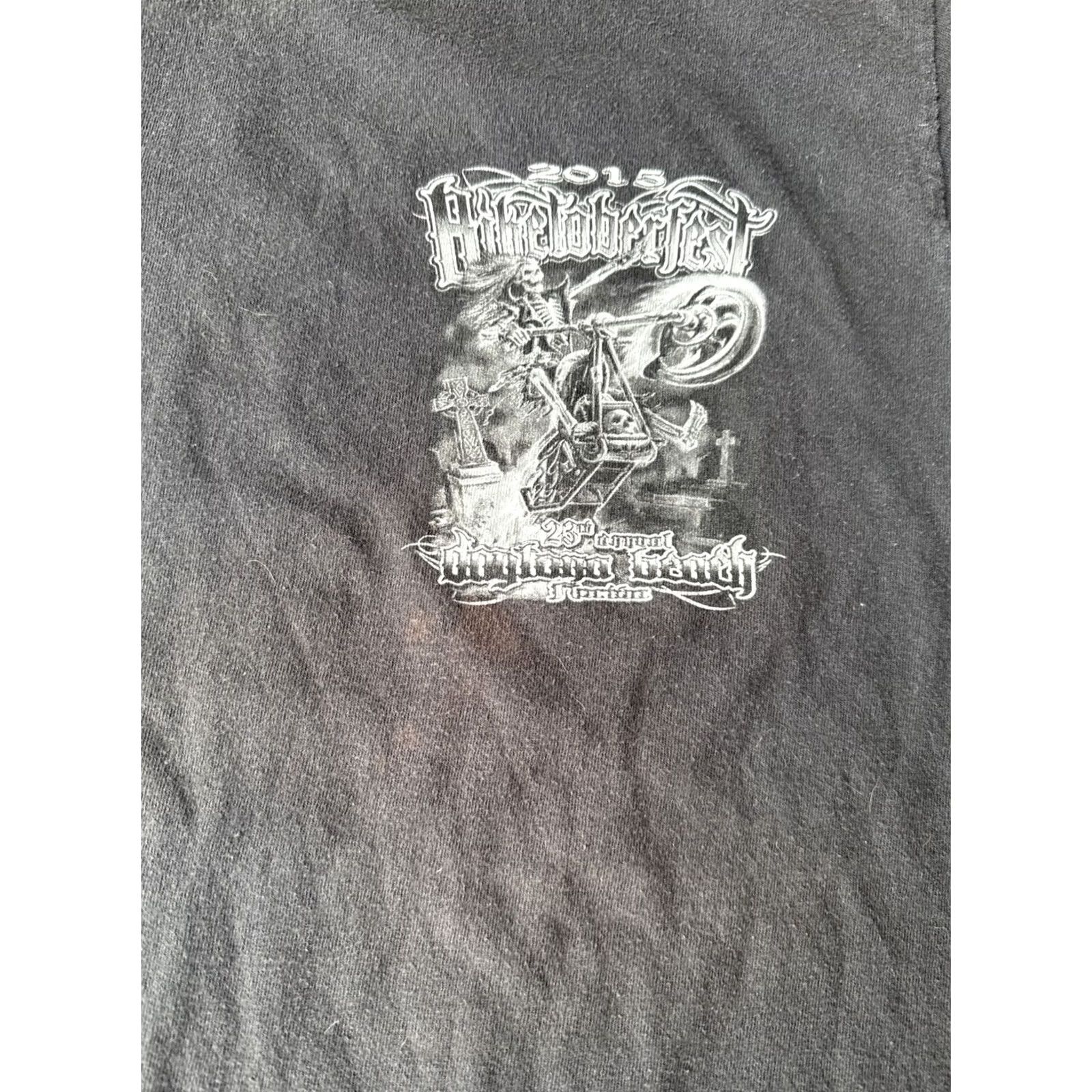 Delta VINTAGE Daytona Skeleton Rider T-Shirt XL Black Men Crew Neck Delta 90s Biker Motorcycle Music Rock USA USA Band Graphic Print Vintage Size US XL / EU 56 / 4 - 4 Thumbnail