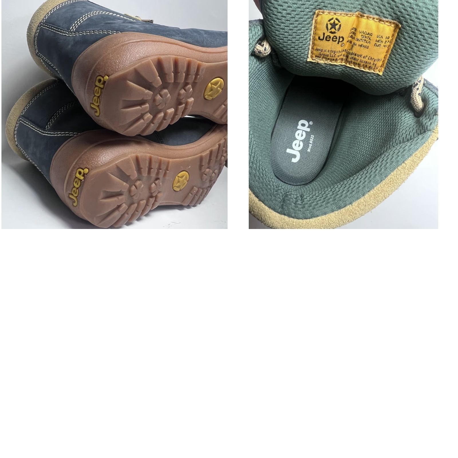 Jeep Nice! Jeep Boots Womens Leather Ankle High Lace Up 10 Blue Faux Fur Lined M Size Shoes Size US 10 / IT 40 - 8 Thumbnail
