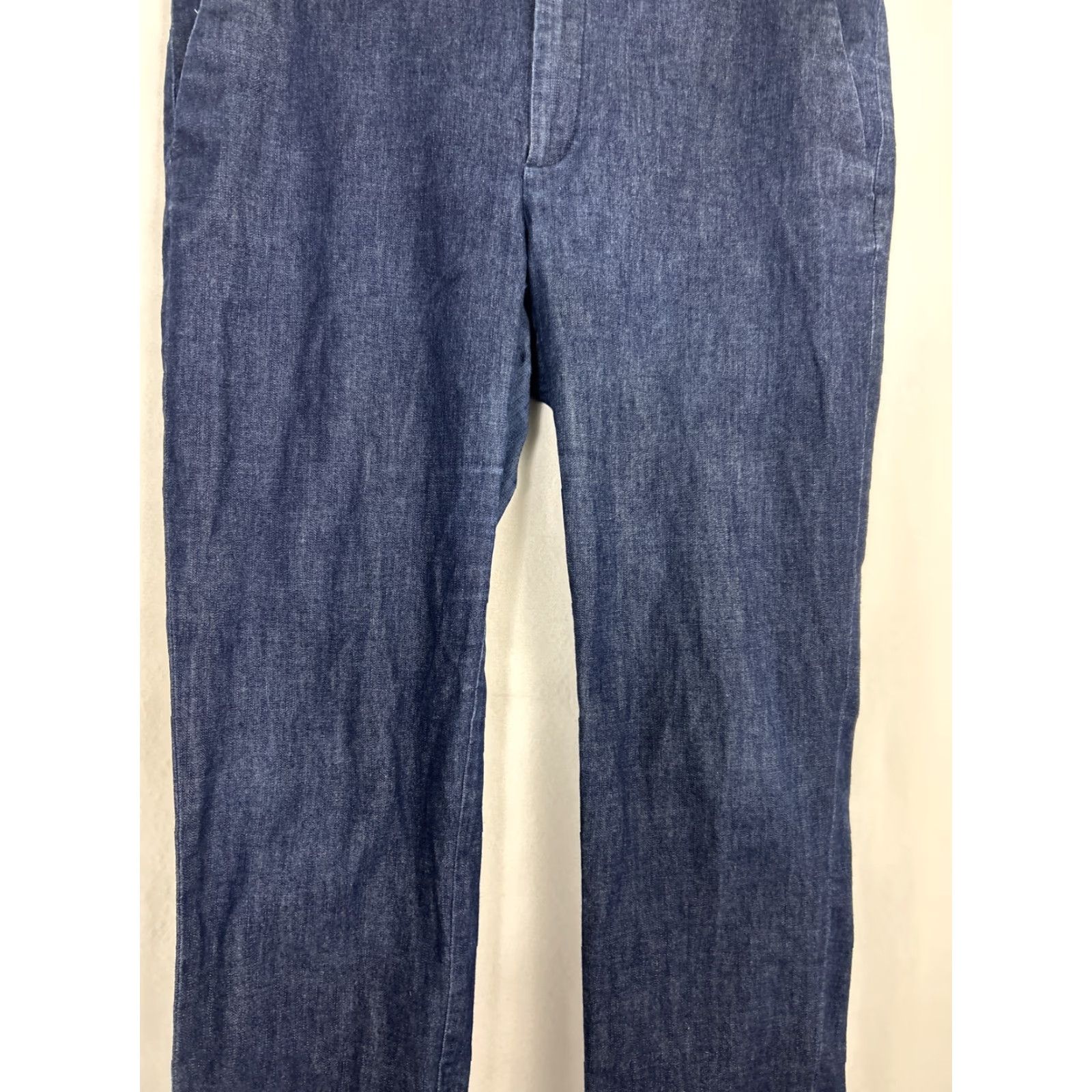 Banana Republic Banana Republic Avery Pants Denim Blue Chino 36 Regular 36x27 Womens Polyester Cotton Blend Jeans Denim N/A Size 25" / US 0 / IT 36 - 3 Thumbnail