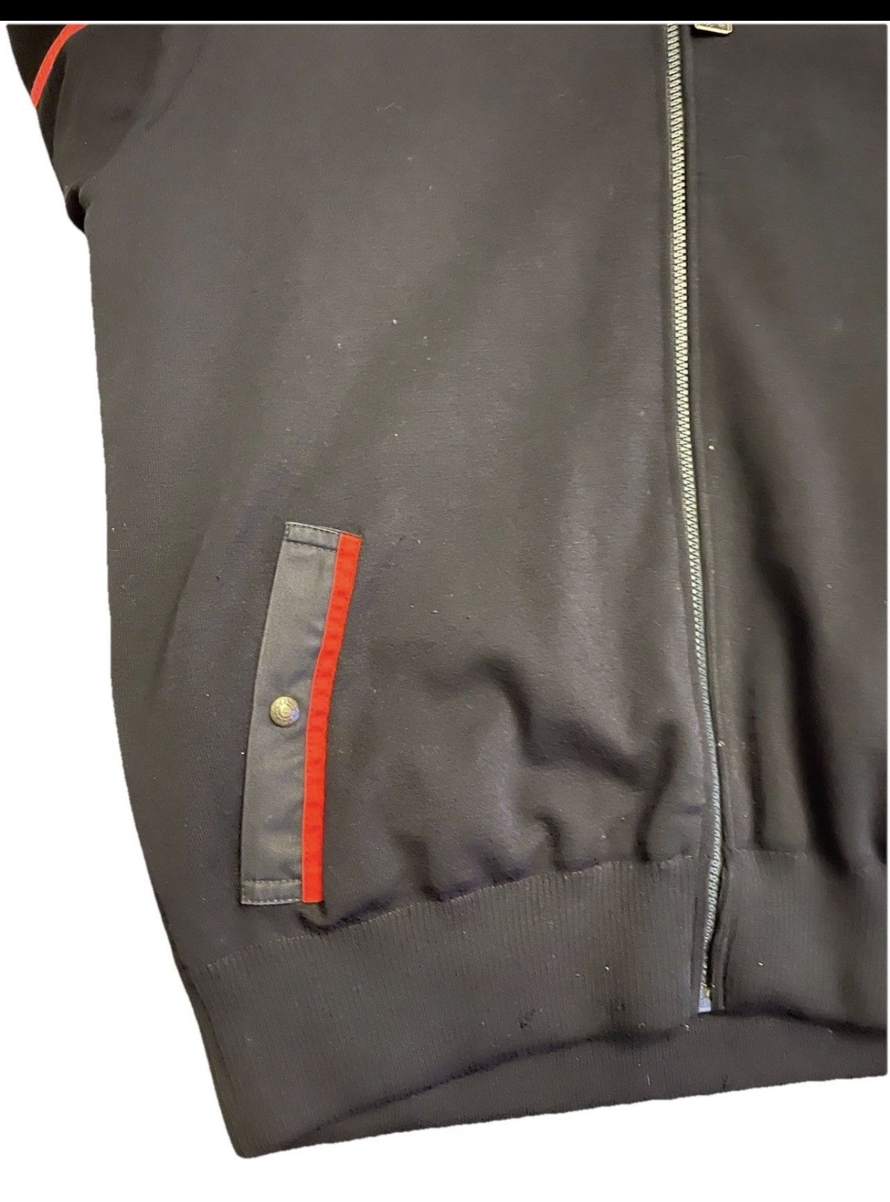 Paul & Shark Vintage Paul & Shark Yachting Harrods Italy Black Red Full Z Size US L / EU 52-54 / 3 - 3 Thumbnail