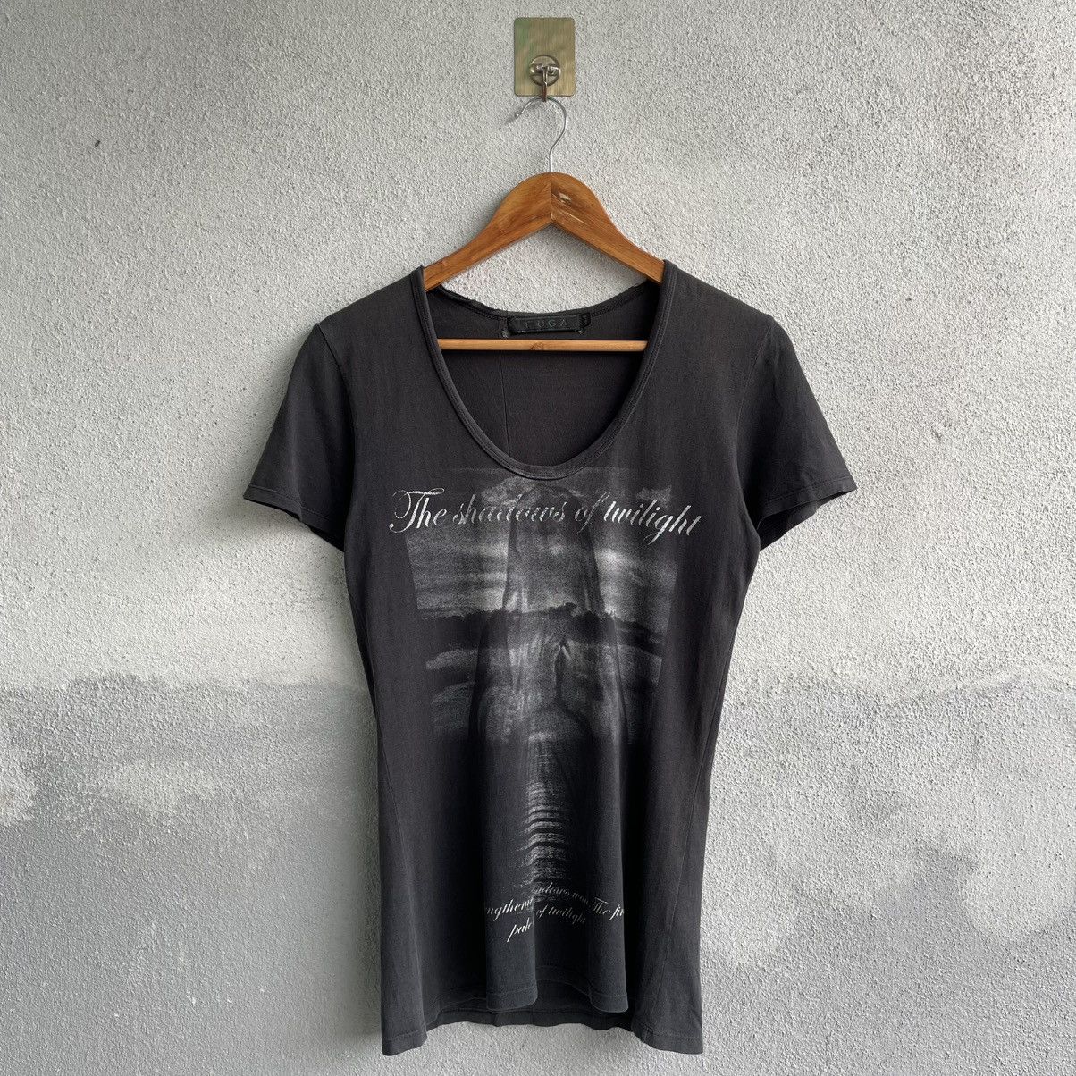 Japanese Brand Vintage FUGA Asymmetric Tee Shirt Size US XS / EU 42 / 0 - 1 Thumbnail