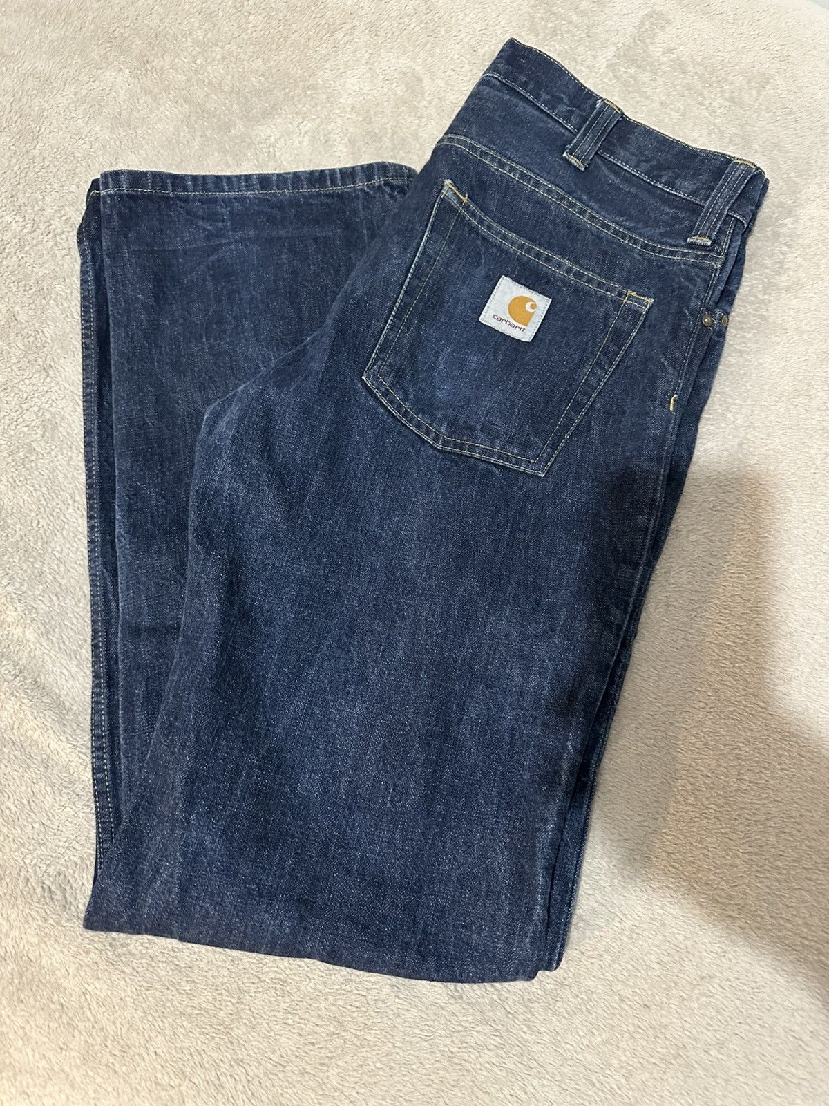 Carhartt Carhartt Navy Denim Jeans Size US 34 / EU 50 - 1 Thumbnail