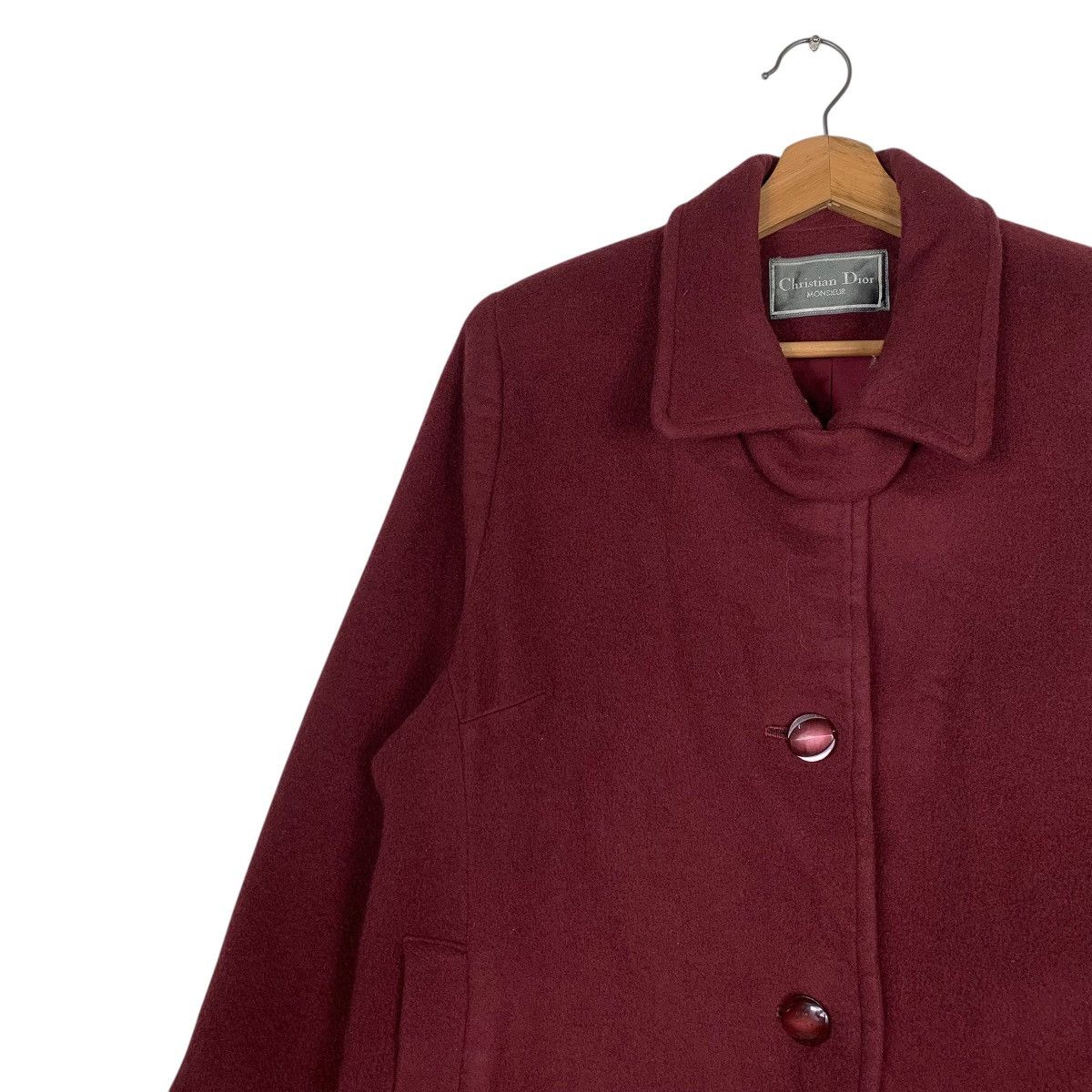 Christian Dior Monsieur Vintage Christian Dior Monsieur Wool Overcoat Size M / US 6-8 / IT 42-44 - 6 Thumbnail