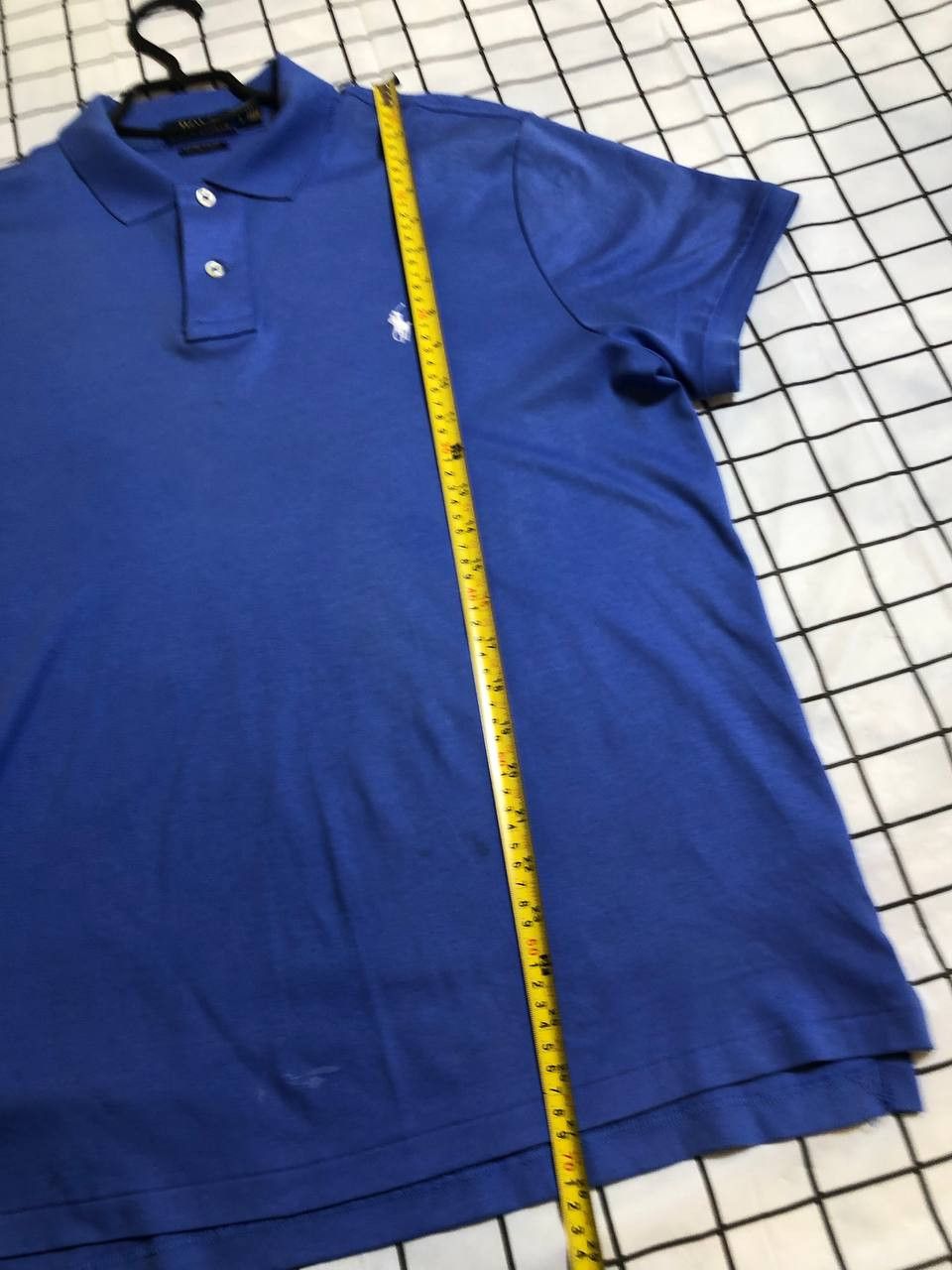 Polo Ralph Lauren Vintage Polo Ralph Lauren Large Blue Custom fit polo shirt Size US L / EU 52-54 / 3 - 4 Thumbnail
