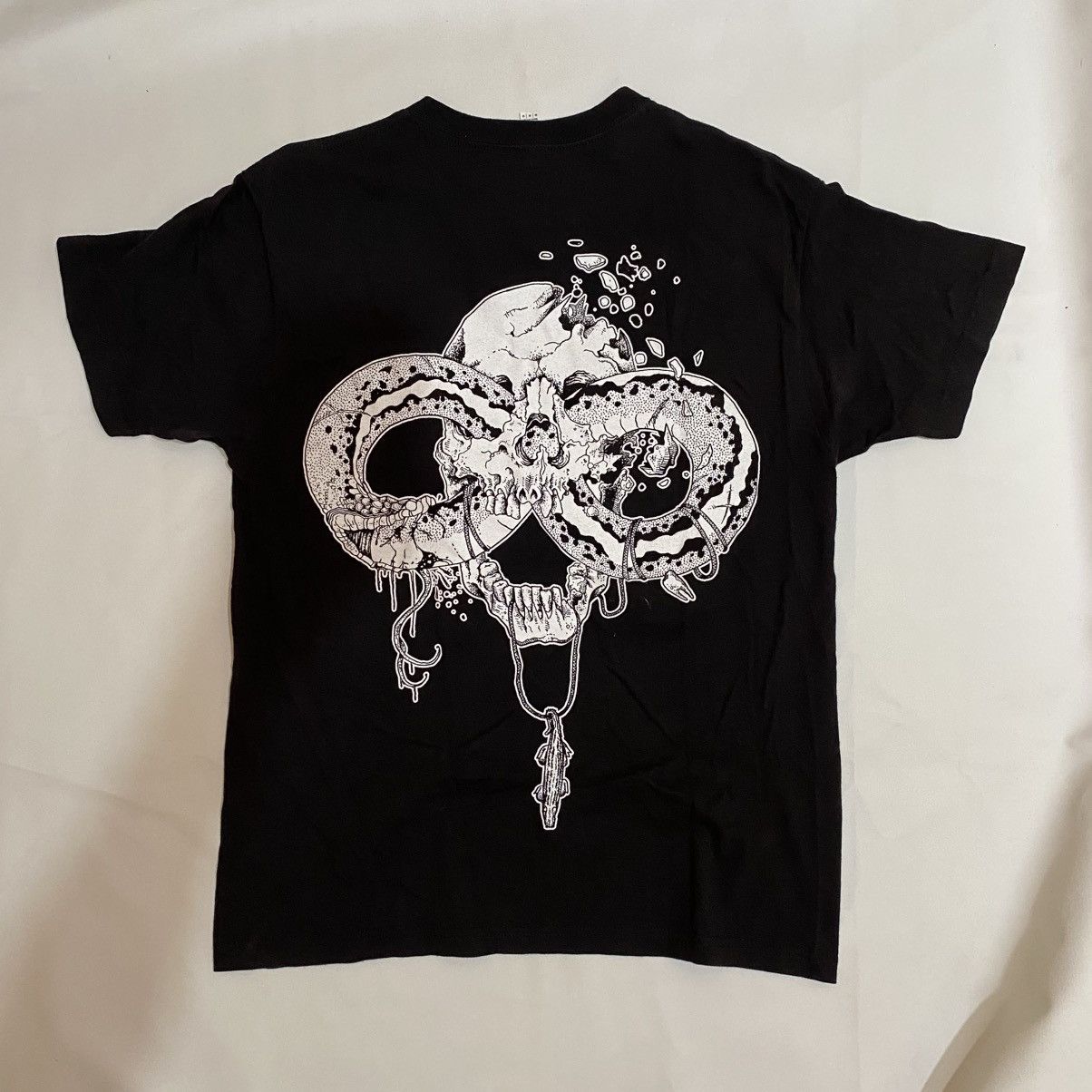 Band Tees Power Trip Spiky Snake Tshirt Band Thrash metal hardcore Size US M / EU 48-50 / 2 - 2 Thumbnail