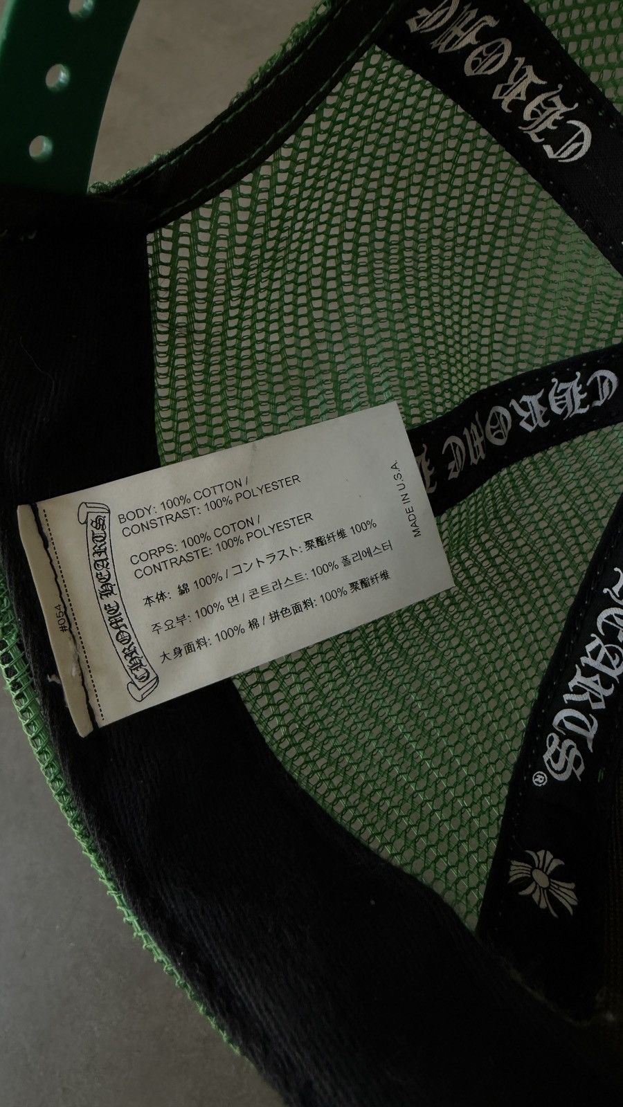 Chrome Hearts Chrome Hearts Hollywood Green Tucker Hat Size ONE SIZE - 5 Thumbnail
