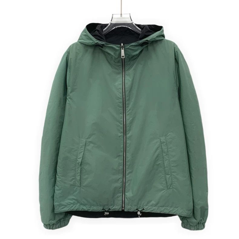 Prada Prada Green Reversible Hooded Jacket-yf Size US M / EU 48-50 / 2 - 1 Thumbnail