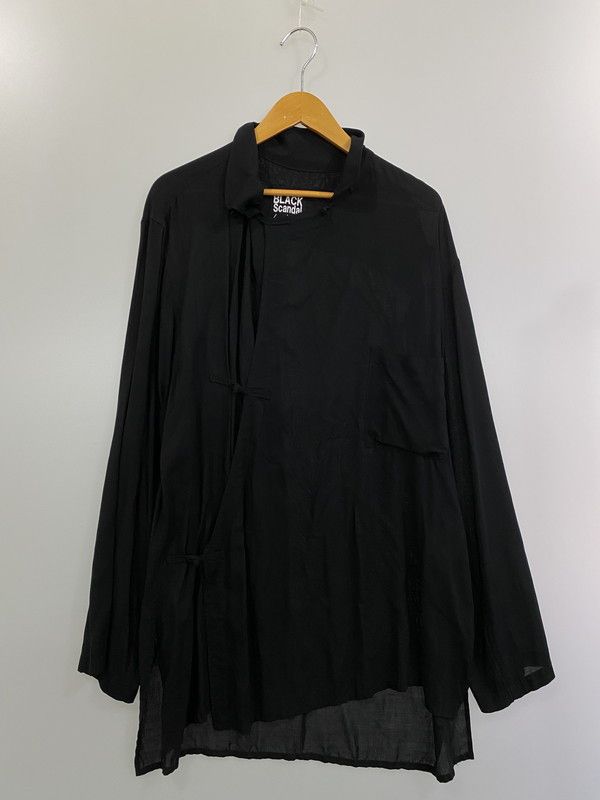 BLACK SCANDAL YOHJI YAMAMOTO 19SS BUTTON BLOUSE