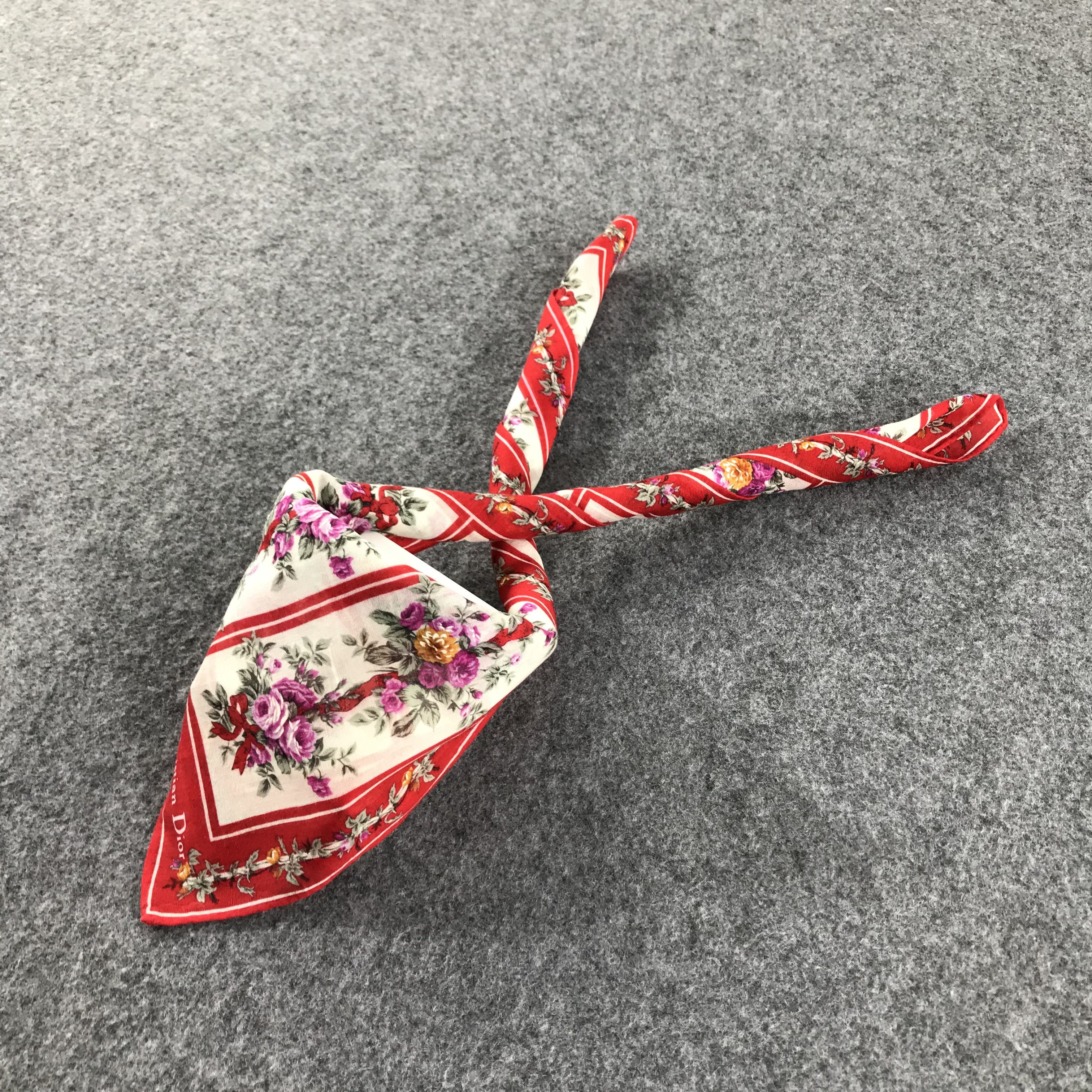 Christian Dior Monsieur Christian Dior Handkerchief Neckerchief Bandana H512 Size ONE SIZE - 2 Thumbnail