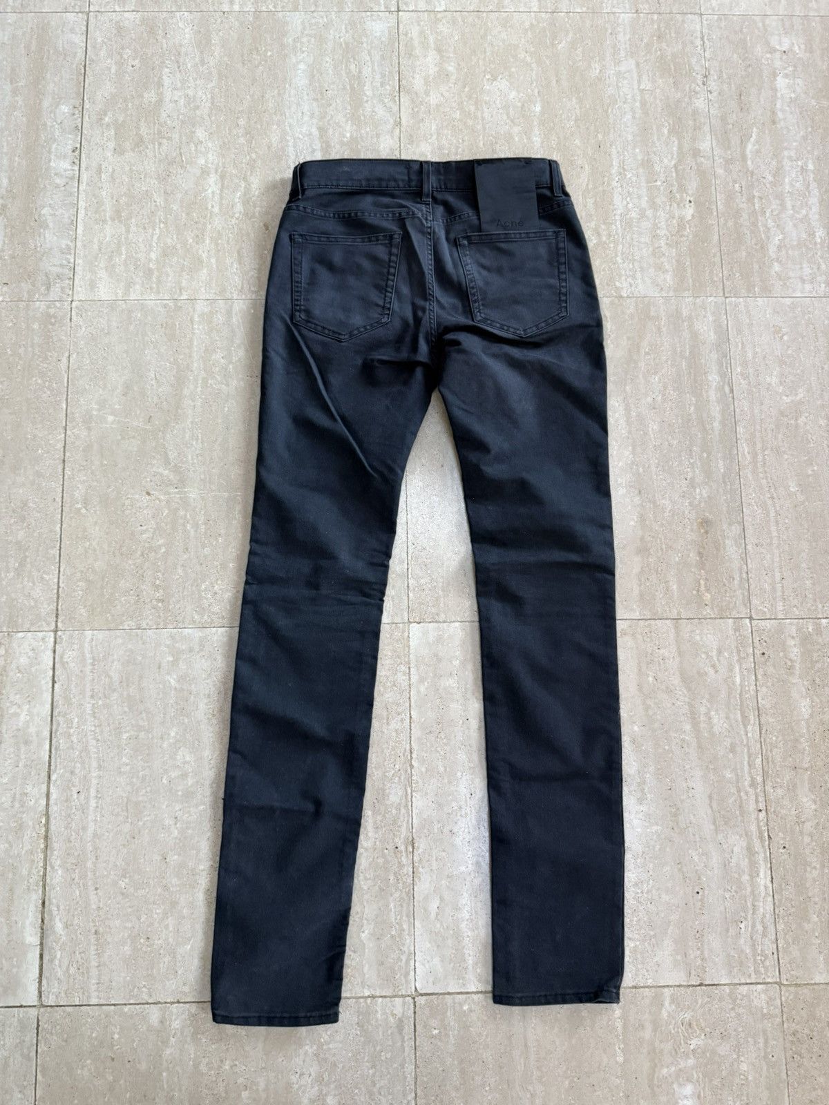 Acne Studios Acne Studios Ace Ups Black Slim Jeans Size US 31 - 2 Thumbnail