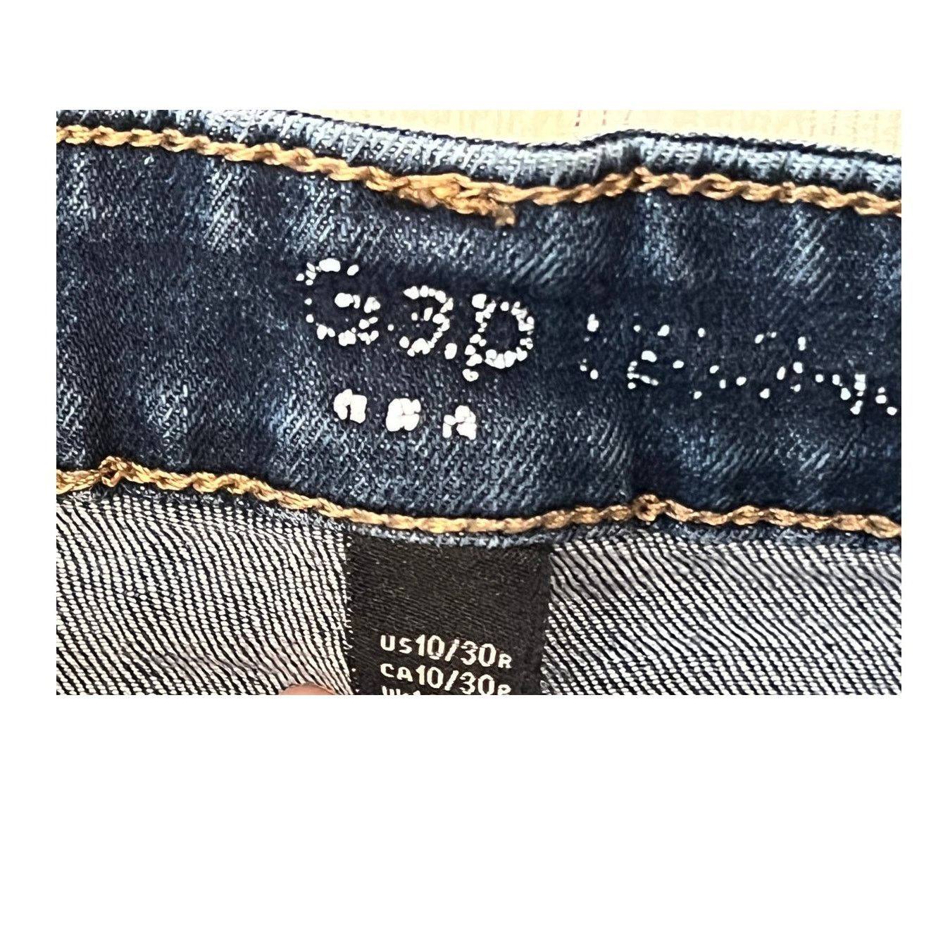 Gap The Gap Tapered Blue Jeans Womans 10 Size 32" / US 10 / IT 46 - 3 Thumbnail