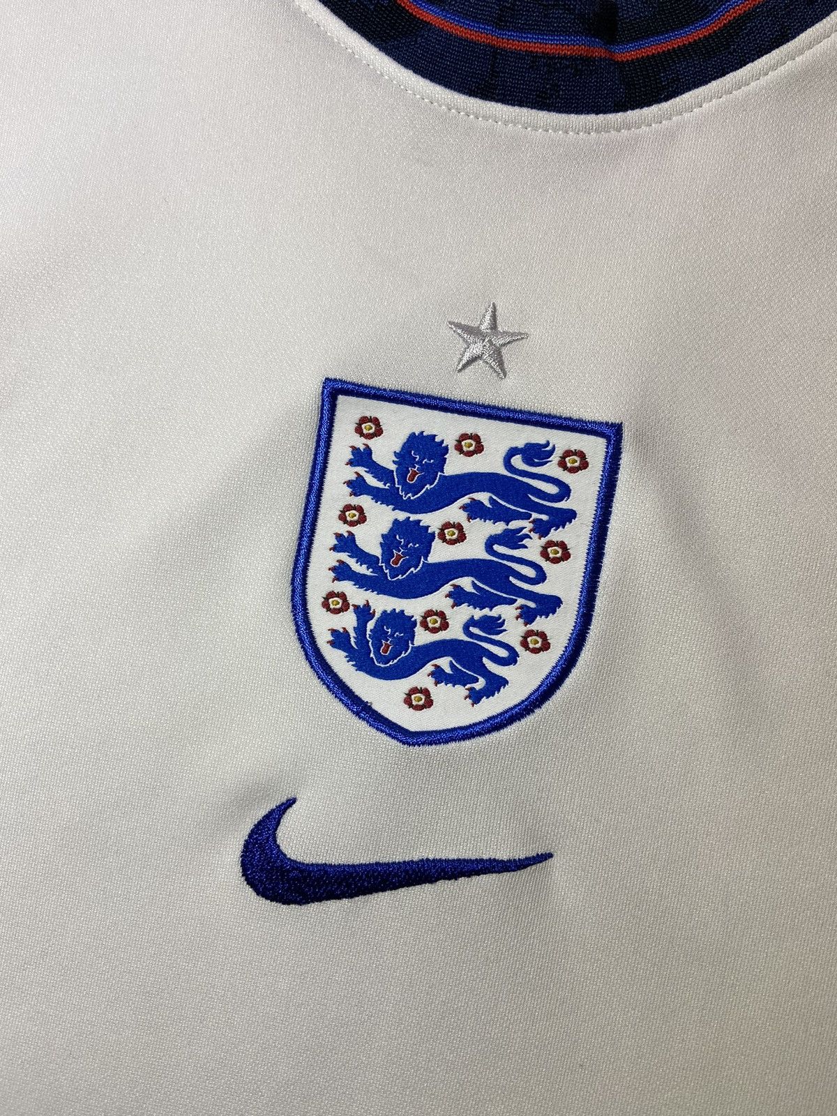 Nike × Vintage England 2020 Nike Football Jersey Home T-shirt Size US S / EU 44-46 / 1 - 3 Thumbnail