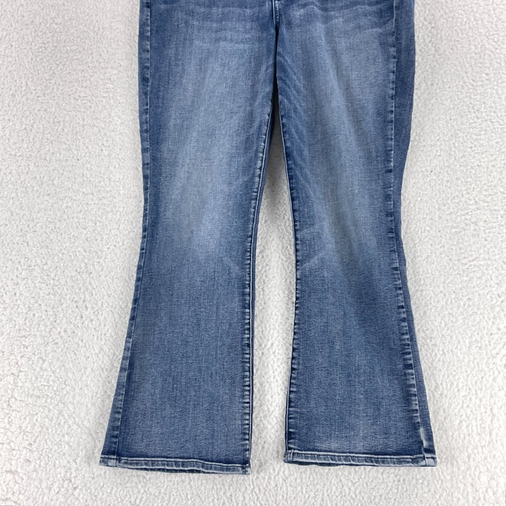 NYDJ NYDJ Slim Bootcut Jeans Womens Size 6 Blue Denim Mid-Rise Casual Regular 5-Pocket Stretch Size 28" / US 6 / IT 42 - 3 Thumbnail