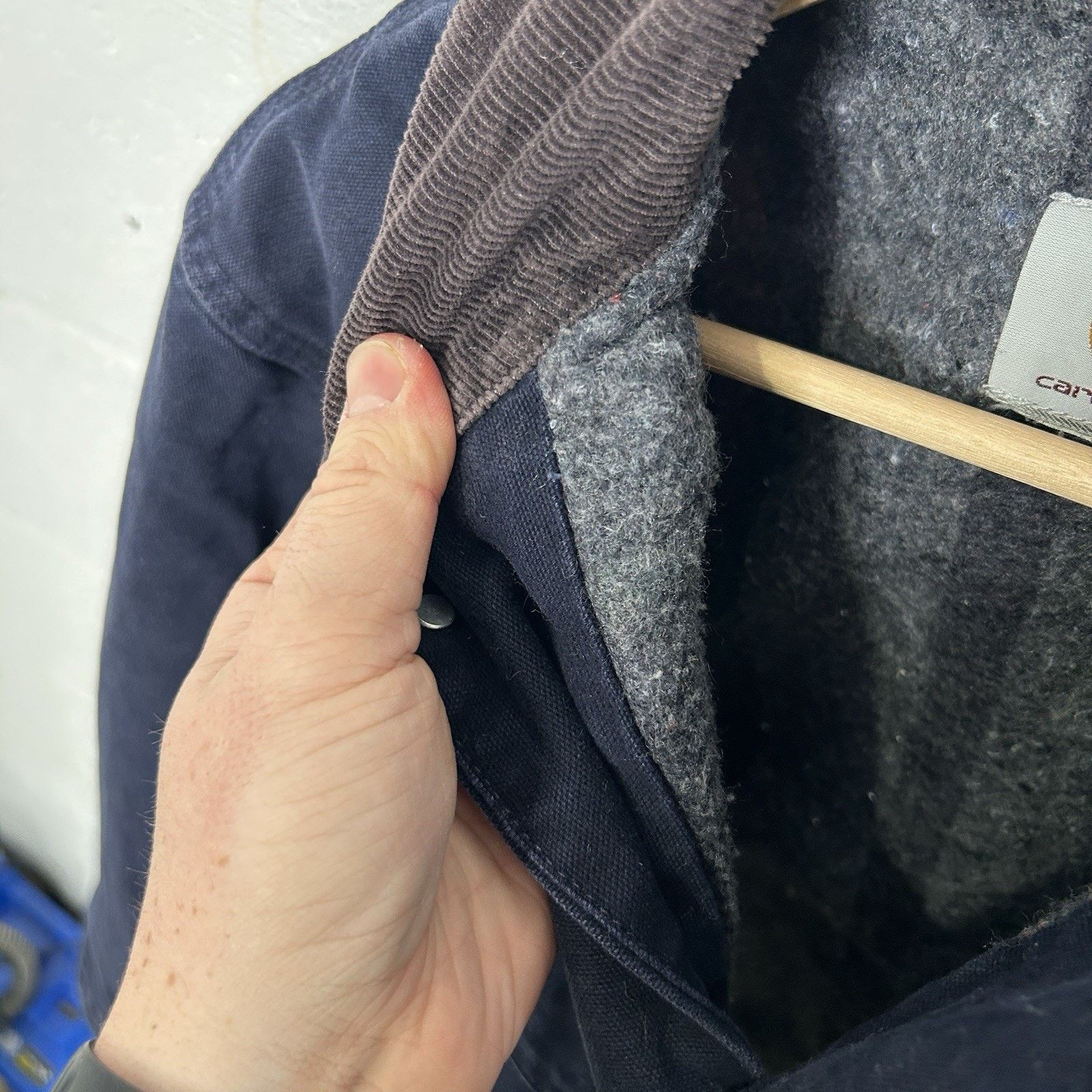 Carhartt Vintage Carhartt Blanket-Lined Chore Coat “Midnight Blue” Size US S / EU 44-46 / 1 - 12 Thumbnail
