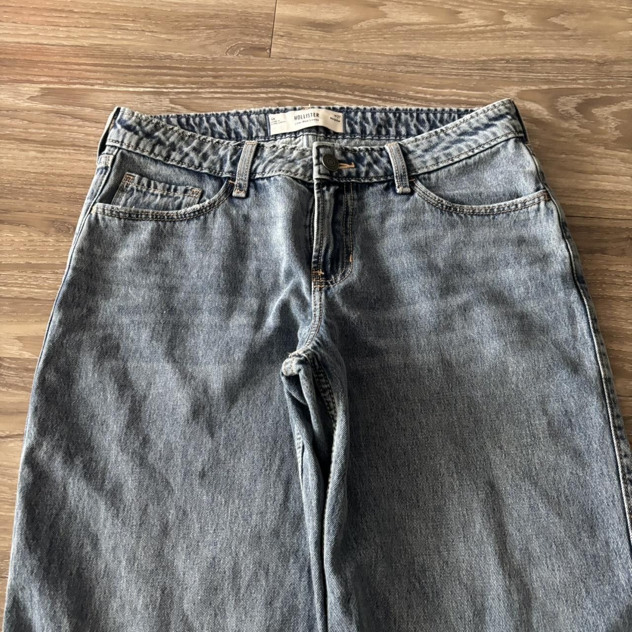 Vintage Crazy Vintage Y2K/2000s Light Wash Low Rise Baggy Denim Jeans! 30x32 Size US 30 / EU 46 - 5 Thumbnail