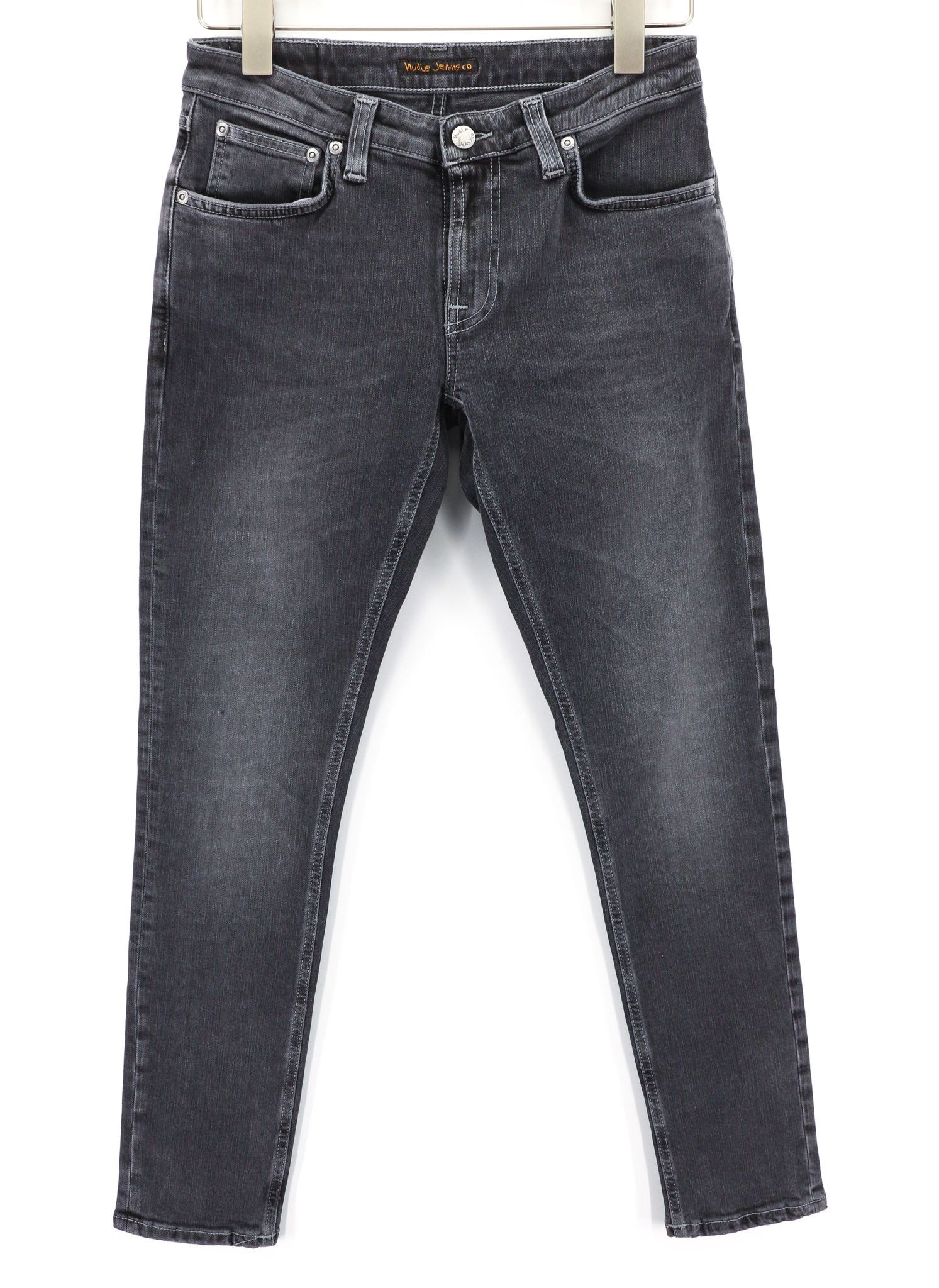 Nudie Jeans SKINNY LIN W29/L30 Tight Fit Cotton Stretch Grey 80620 Size US 29 - 1 Thumbnail