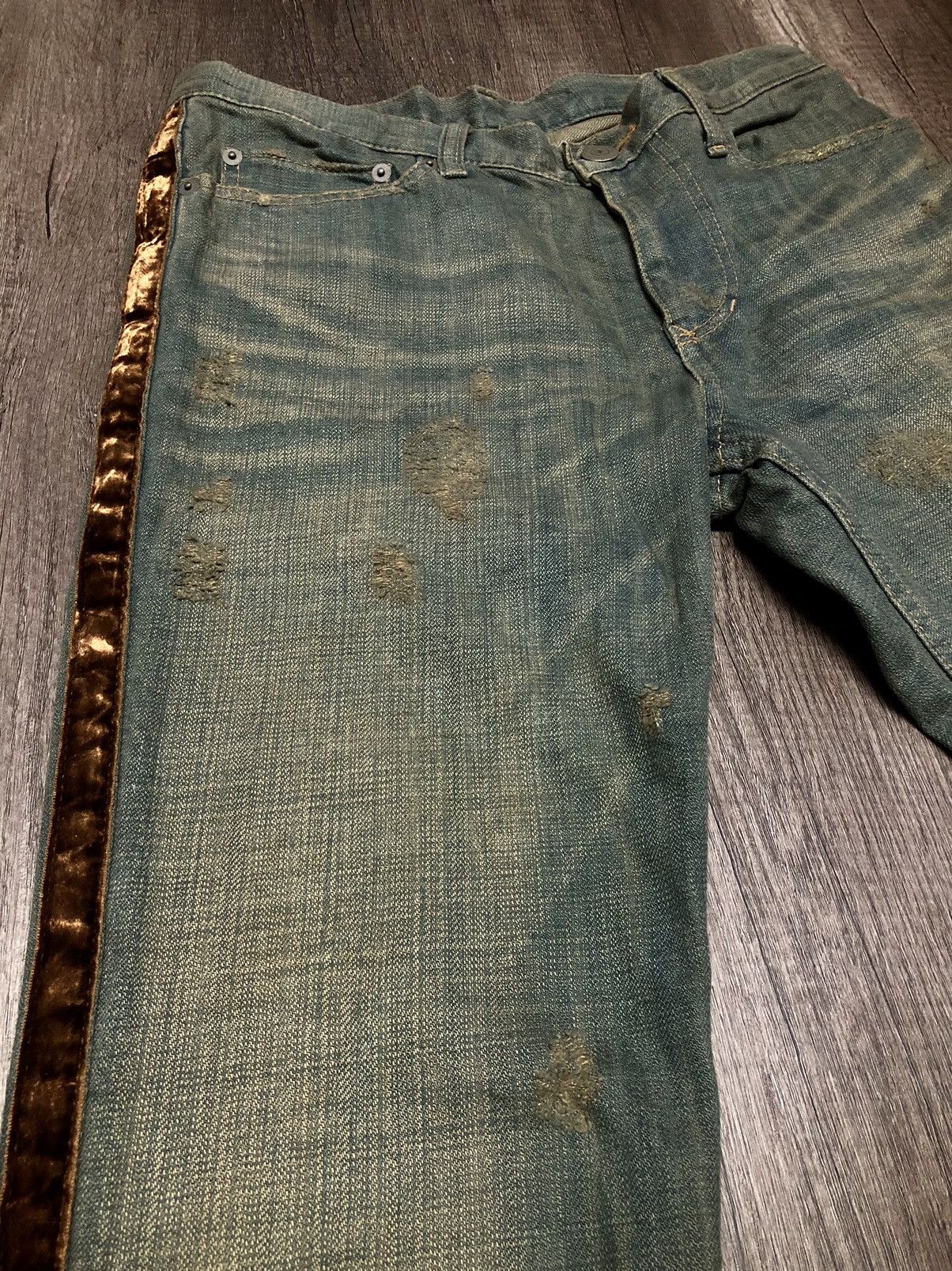 If Six Was Nine × Japanese Brand × Vintage Japanese Brand Traverse Distressed denim Jeans Size 30" / US 8 / IT 44 - 3 Thumbnail