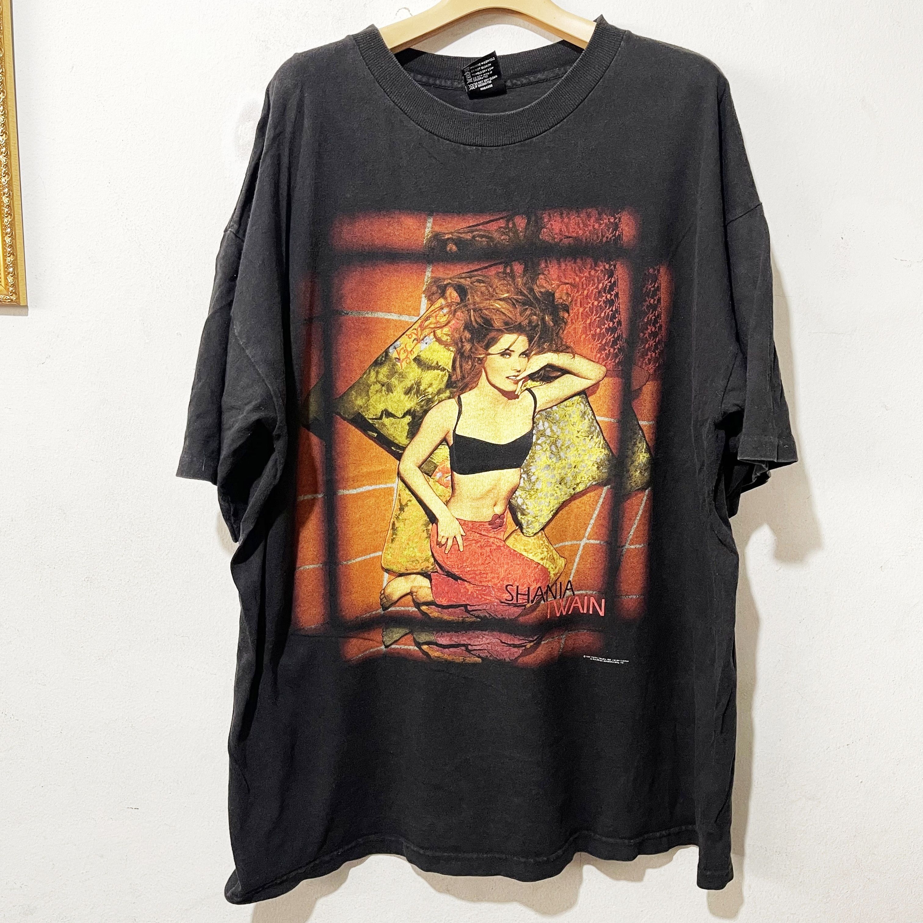 Band Tees × Vintage Vintage 1998 Shania Twain Shirt Size US XL / EU 56 / 4 - 1 Thumbnail