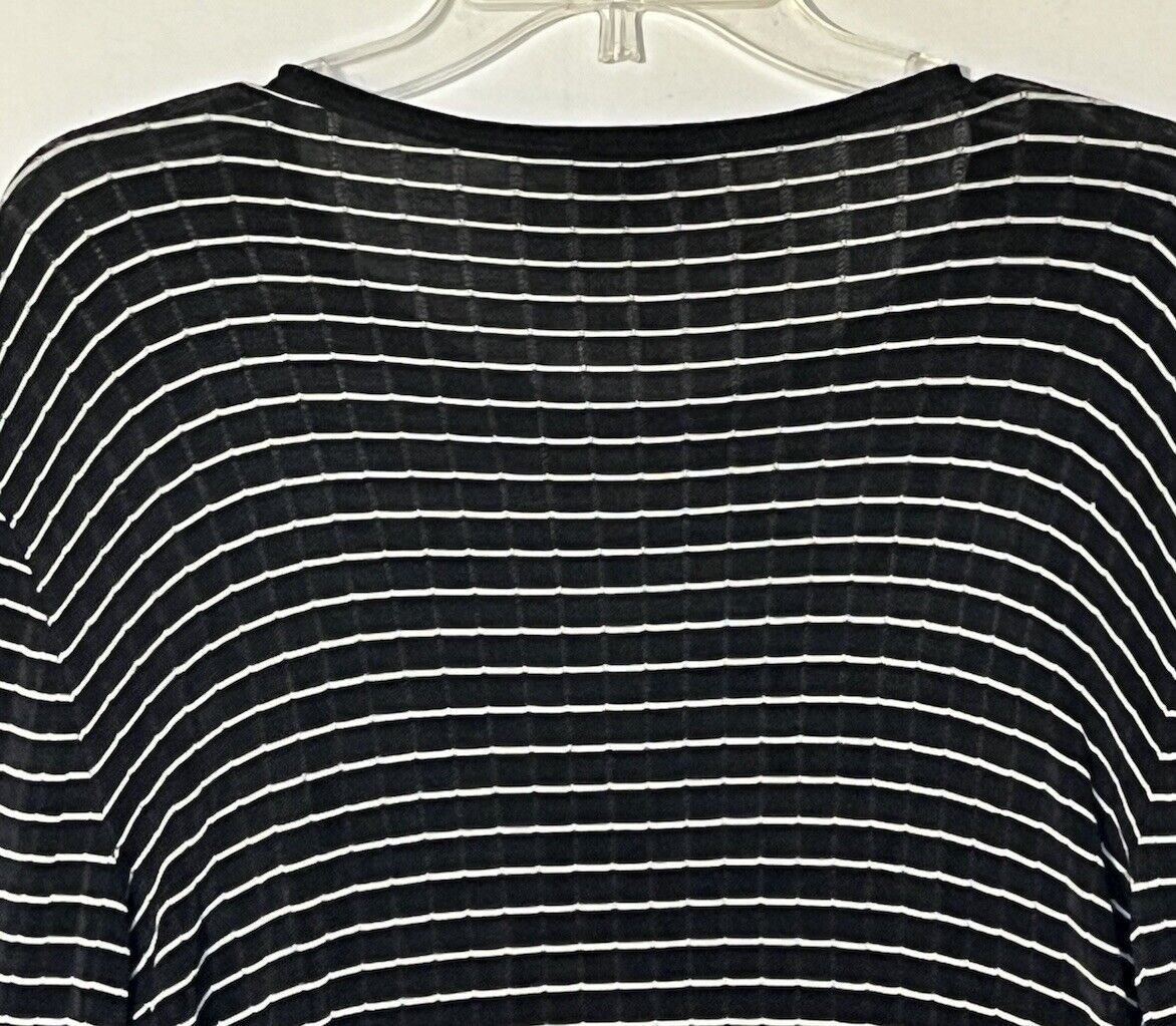 Giorgio Armani GIORGIO ARMANI Striped Stretch Long Sleeve Top Size S / US 4 / IT 40 - 7 Thumbnail