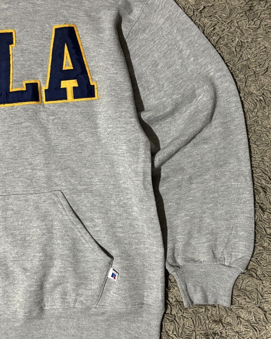 Russell Athletic 1990’s Russell Athletic “UCLA” Heather Grey Hoodie Size US L / EU 52-54 / 3 - 3 Thumbnail