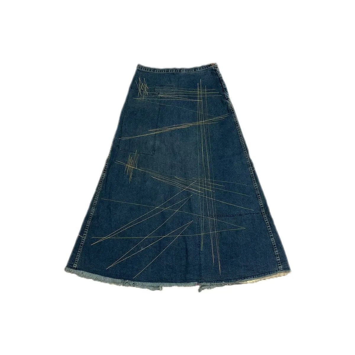 Hysteric Glamour × If Six Was Nine × Japanese Brand ♟️ Sick Y2K Hysteric Glamour Denim Skirt Patchwork Size 29" - 1 Thumbnail