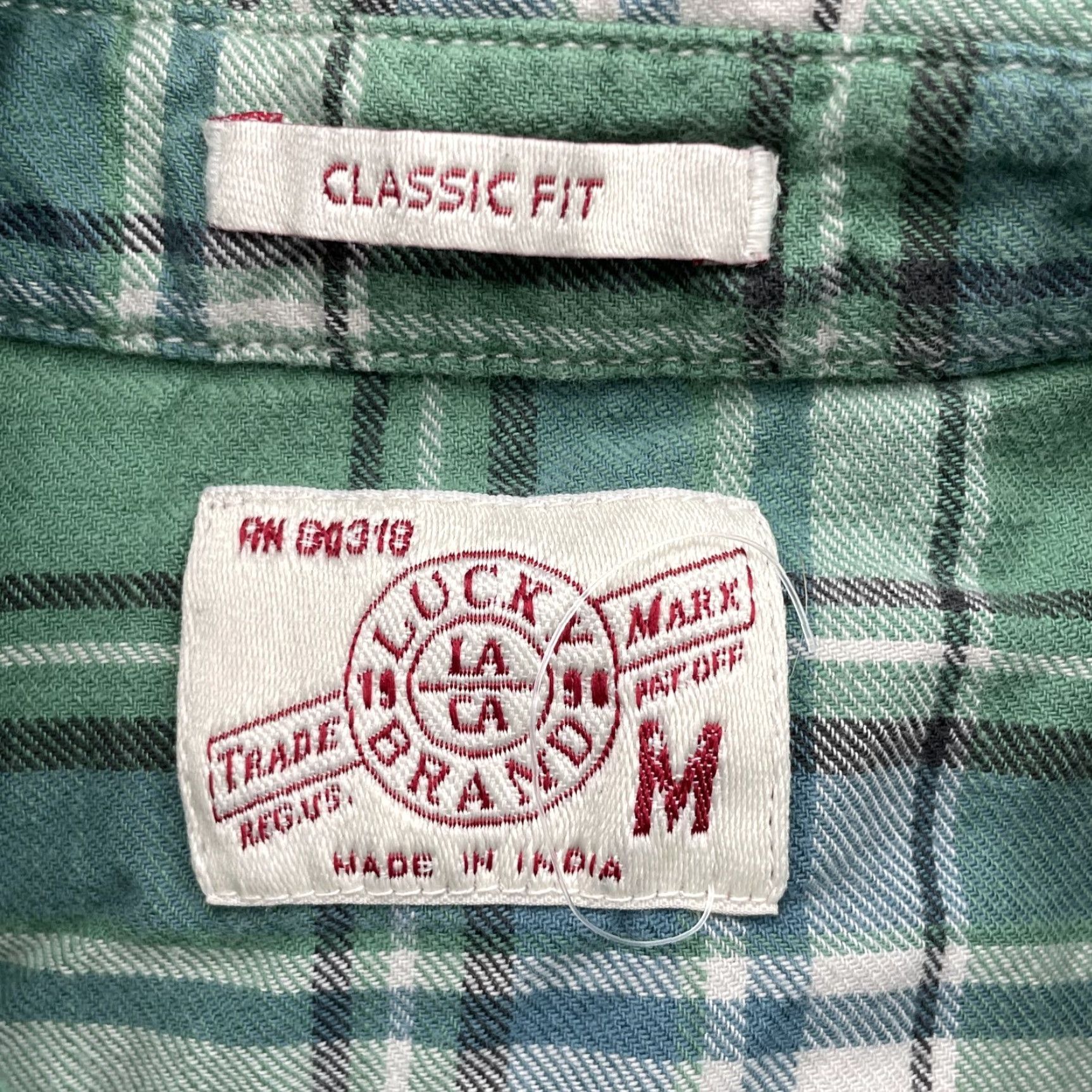 Lucky Brand Lucky Brand Port Authority Flannel Shirt LOT 2 Men Med Outdoors Hike Grunge Camp Shirt Size US M / EU 48-50 / 2 - 3 Thumbnail