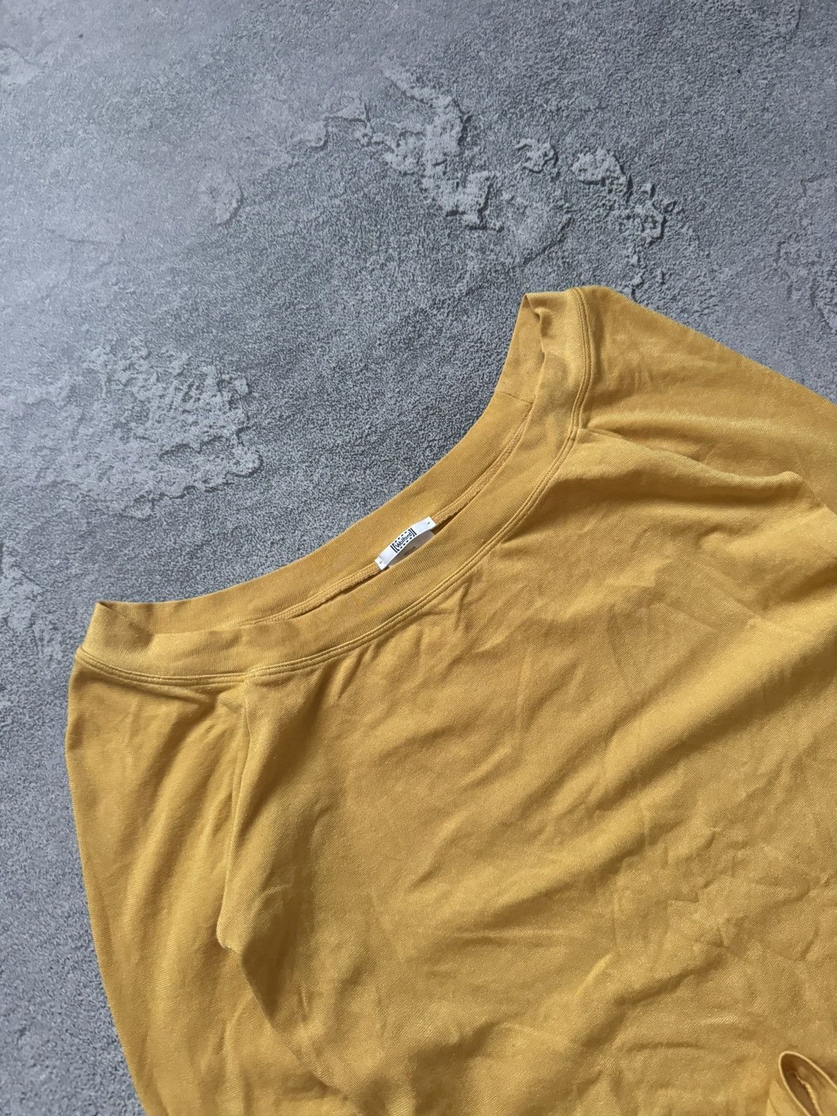 Designer × Wolford Wolford S yellow top long sleeve top tee T-shirt blouse tank Size S / US 4 / IT 40 - 4 Thumbnail