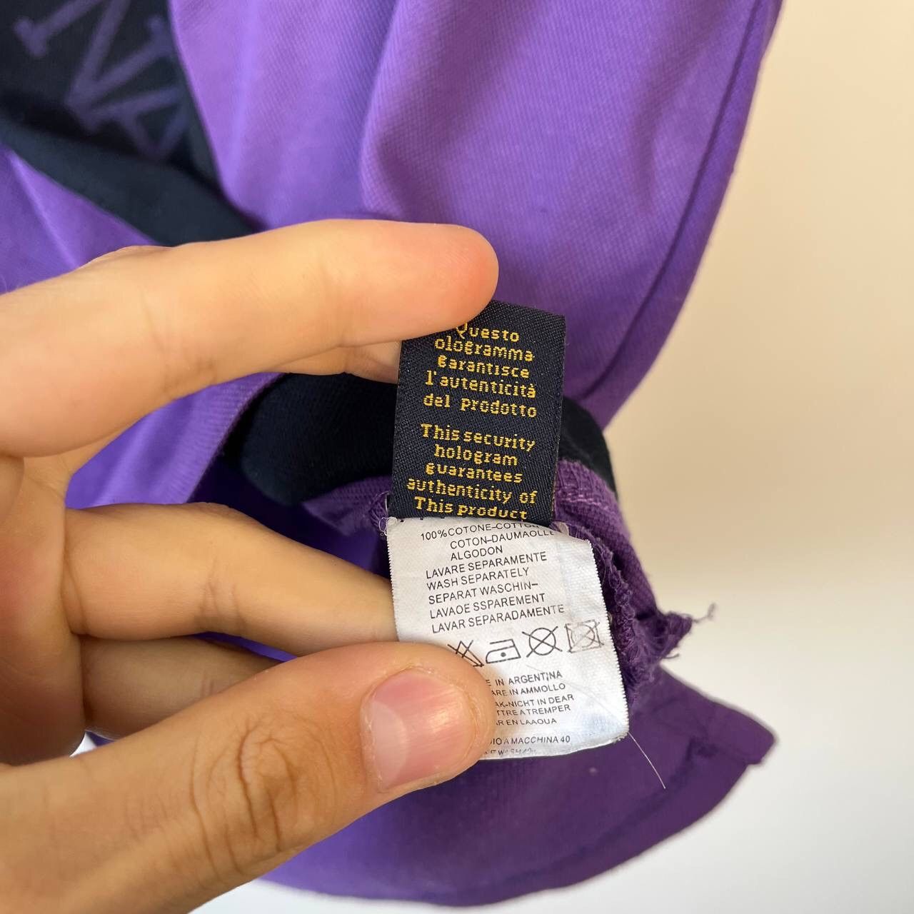 La Martina Vintage Men's Purple La Martina T-Shirt Tradicion Del Polo Size US XXL / EU 58 / 5 - 9 Thumbnail