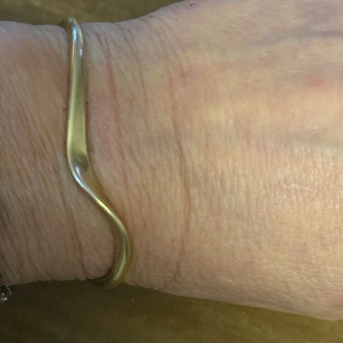 Other Brass wavy cuff bangle bracelet Size ONE SIZE - 3 Thumbnail
