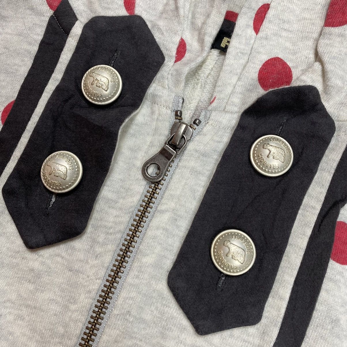 Issey Miyake FRAPBOIS Batwing Detachable Polkadot Hoodie Jacket Size US S / EU 44-46 / 1 - 8 Thumbnail