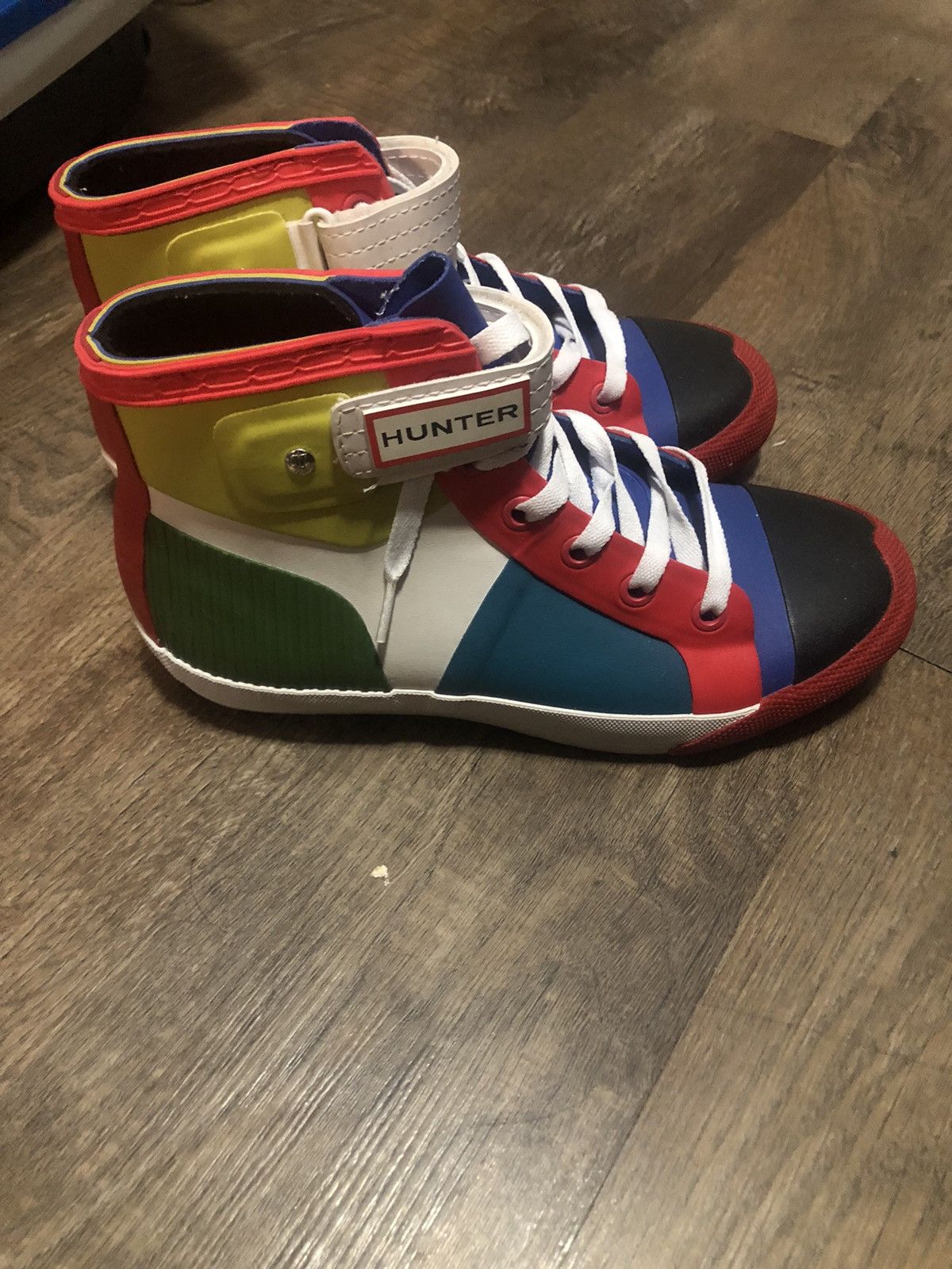 Hunter Hunter Multicolor High Top Waterproof Sneakers - Size US 6 / IT 36 - 5 Thumbnail