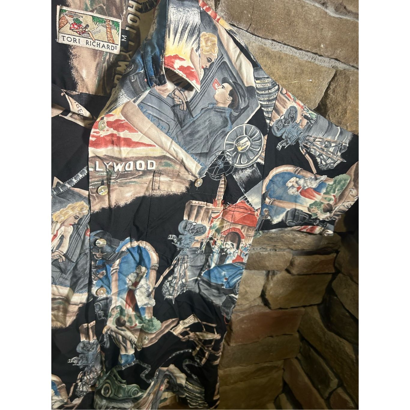 Tori Richard Tori Burch Retro Y2K Hollywood Hawaiian Shirt Polo Size US M / EU 48-50 / 2 - 5 Thumbnail