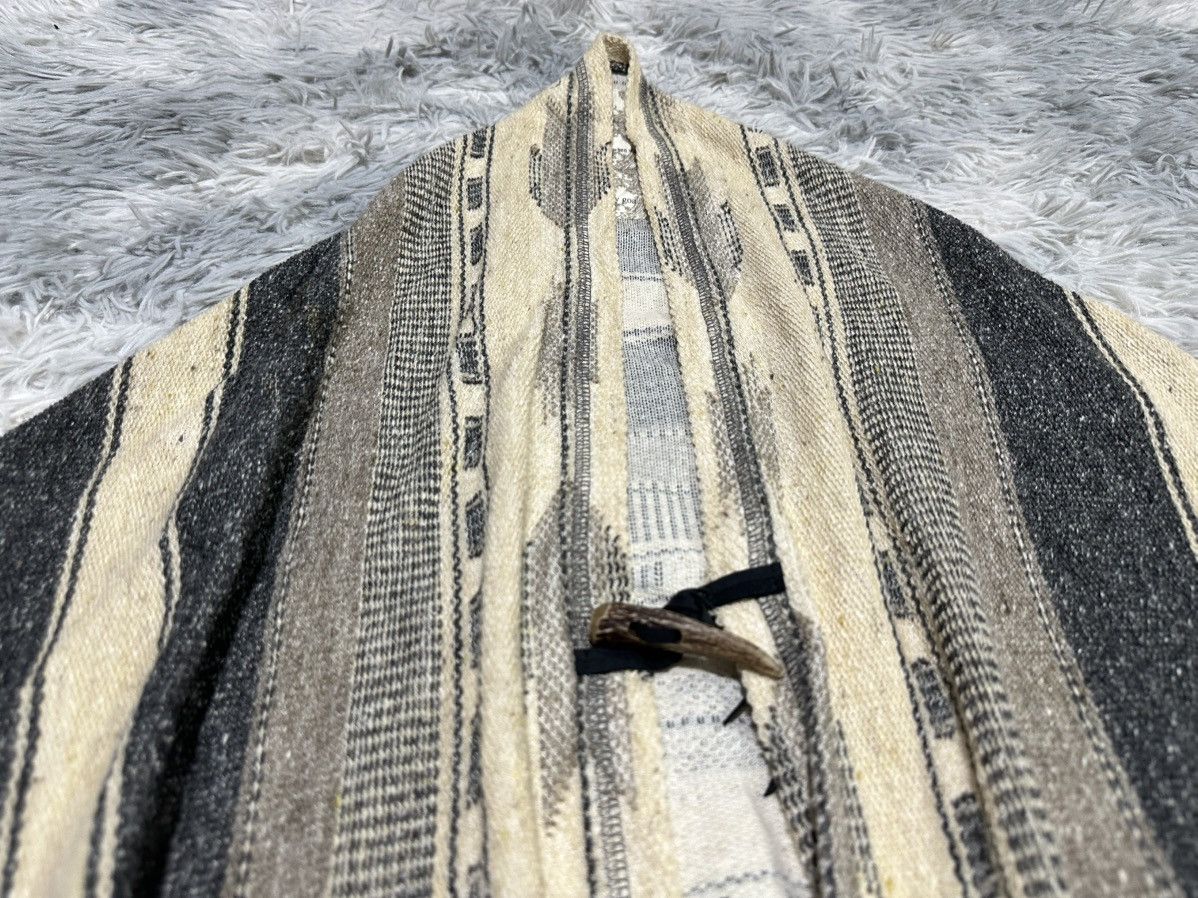 GOA 🔥Y2K Archived Goa Stole Fringed Ethnic Capes Frayed Scarf Size US XL / EU 56 / 4 - 8 Thumbnail
