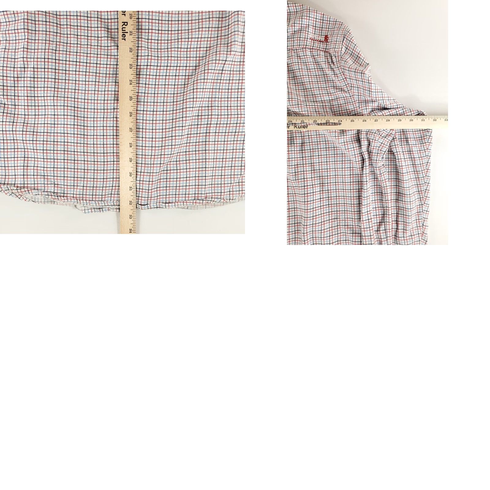 Ariat Ariat Button Down Shirt CAT2 2112 Check Plaid White Red Blue Mens XXL Long Sleeve White Mens 2XL (Light Soiling) Size US XXL / EU 58 / 5 - 8 Thumbnail