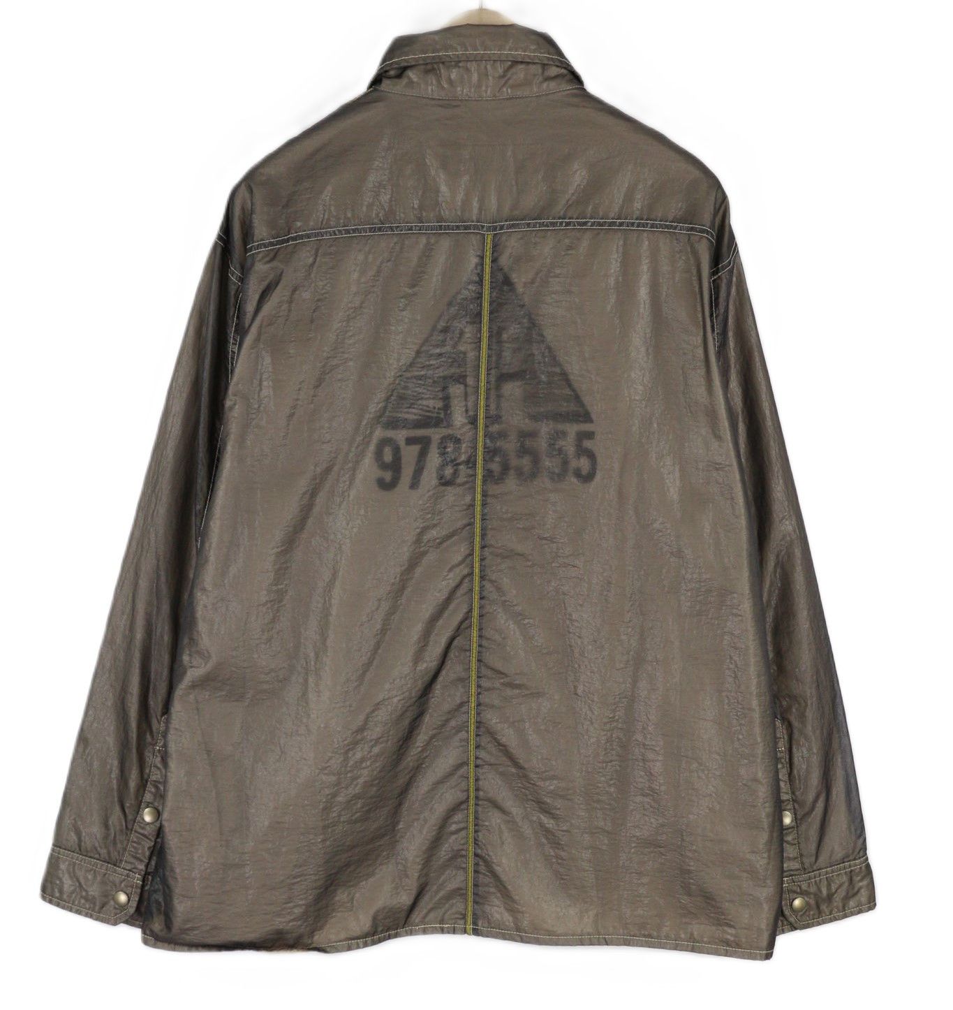 Diesel S-U24 L Snap Buttons Shiny Polo Collar Jacket 81738 Size US L / EU 52-54 / 3 - 2 Thumbnail