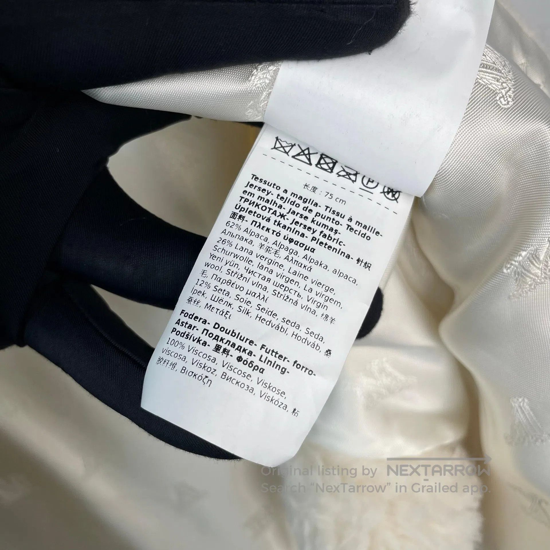 Max Mara Max Mara Off-White Alpaca Fleece Teddy Bear Cloak Coat| Size M / US 6-8 / IT 42-44 - 9 Thumbnail