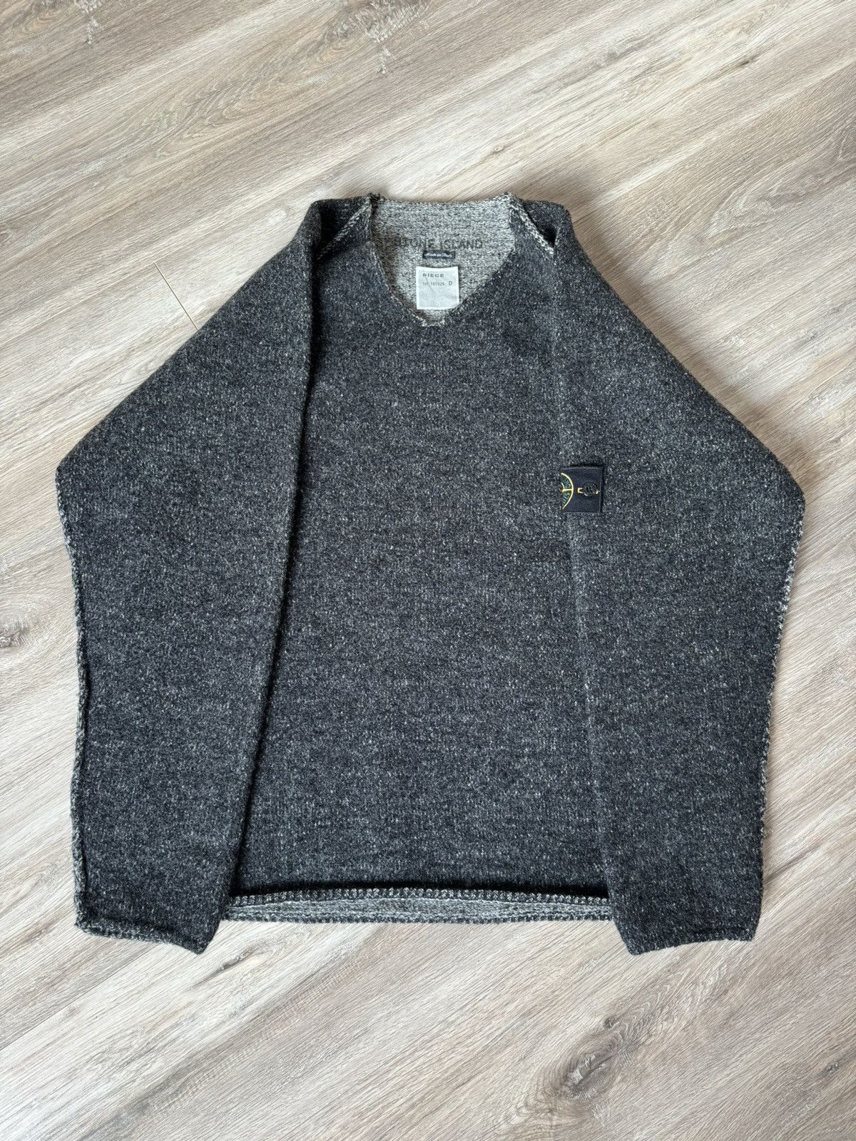 90s STONE ISLAND Archive Wool Thick Heavy Knit A/W 1999