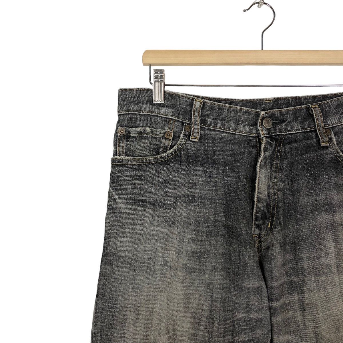 Japanese Brand 🔥90’s Vintage Denim Jeans Uniqlo Japan S-002 Issey Miyake Size US 34 / EU 50 - 6 Thumbnail