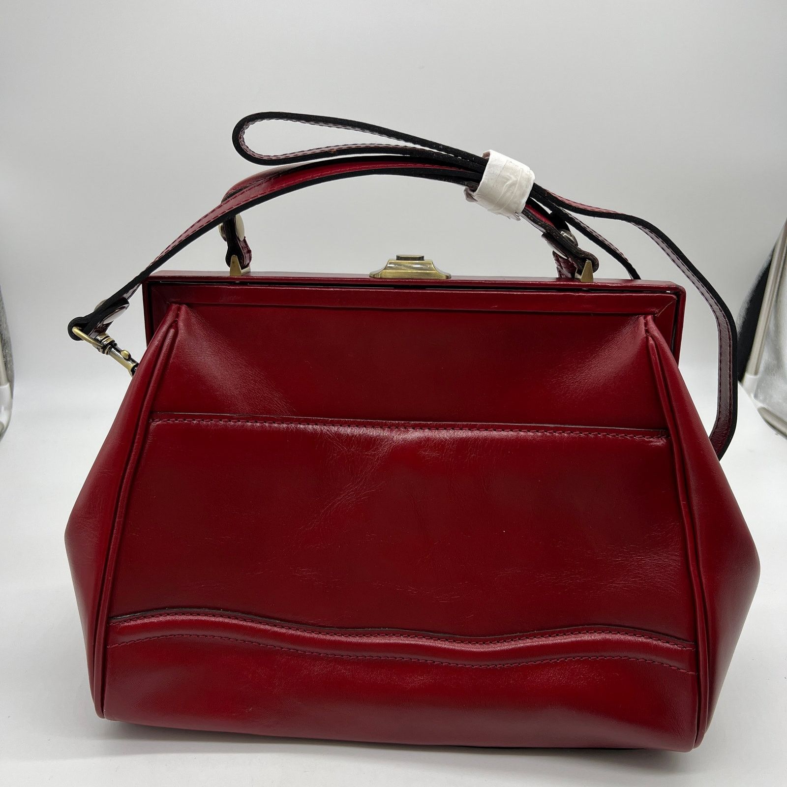 Other Patricia Nash Discovery Brianza Leather Frame Bags Ruby Red Size ONE SIZE - 1 Thumbnail