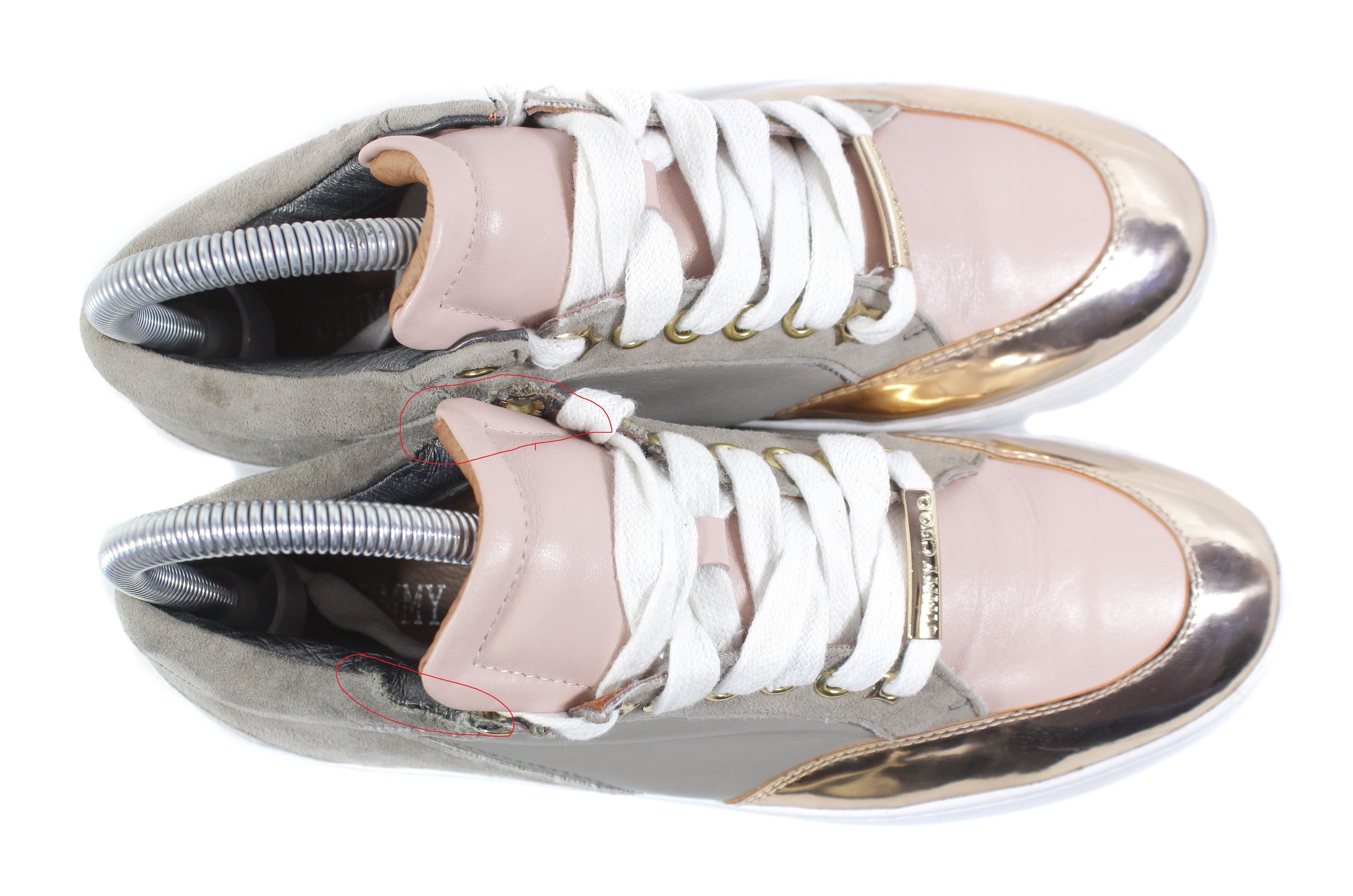 Jimmy Choo 00S Suede Patent Leather Sneakers Vintage Size US 10 / IT 40 - 5 Thumbnail
