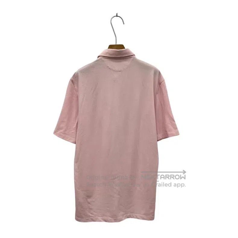 Brunello Cucinelli Brunello Cucinelli Pink Polo Short Sleeve Shirt Size L / US 10 / IT 46 - 2 Thumbnail