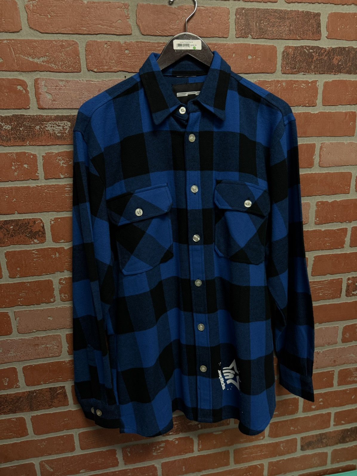 Sp5der Sp5der Blue Button Up Shirt Yung Thug Size Medium New Size US M / EU 48-50 / 2 - 2 Thumbnail