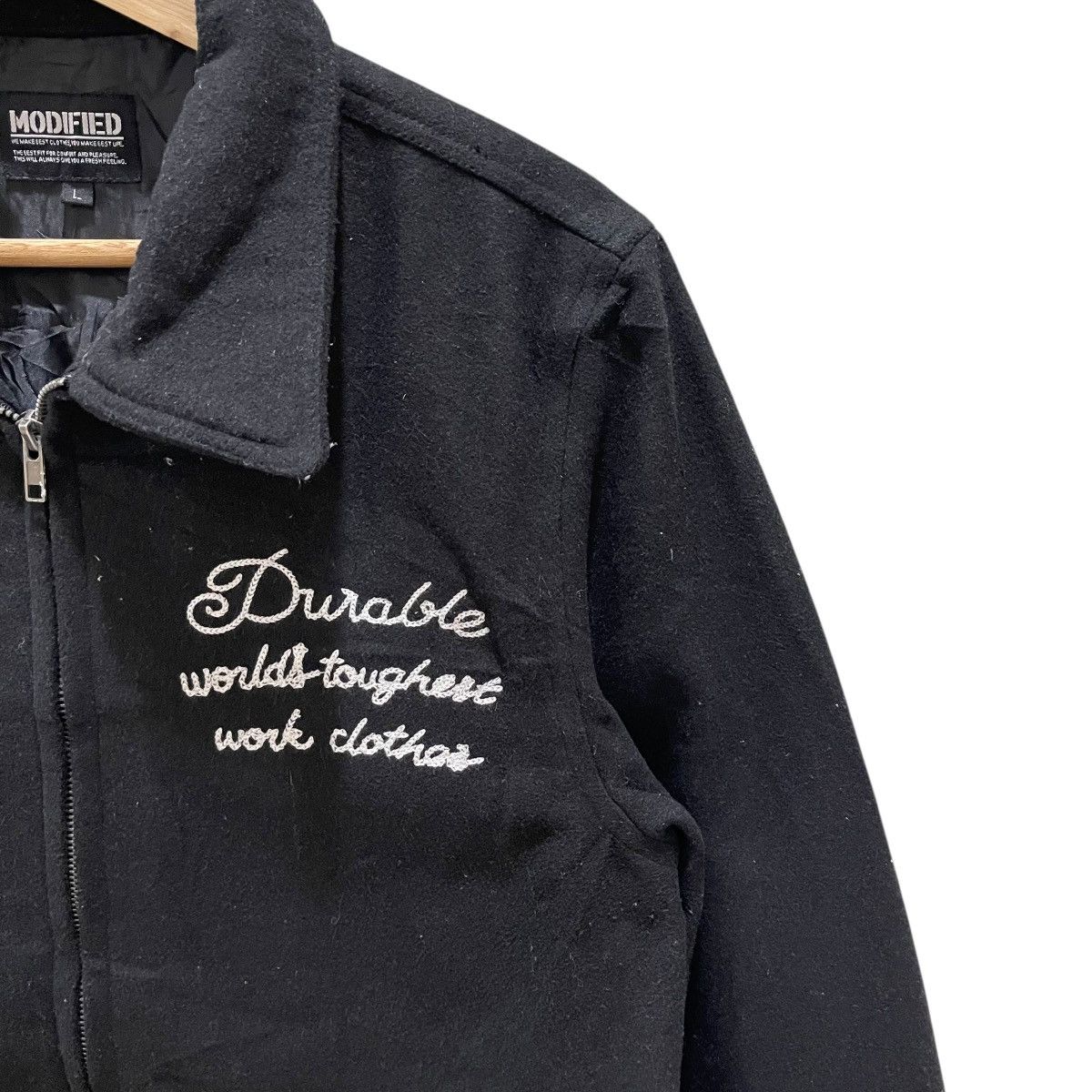 Japanese Brand Vintage Dad’s Workwear Motorcycle Riding Zipper Jacket Size US L / EU 52-54 / 3 - 9 Thumbnail